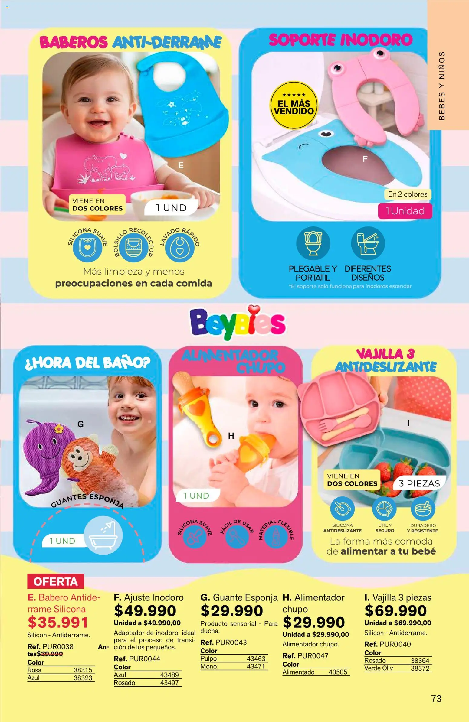 Leonisa revista - valida desde el 25/06/2026 | Página: 73 | Productos: Adaptador, Baño, Ducha, Cómoda