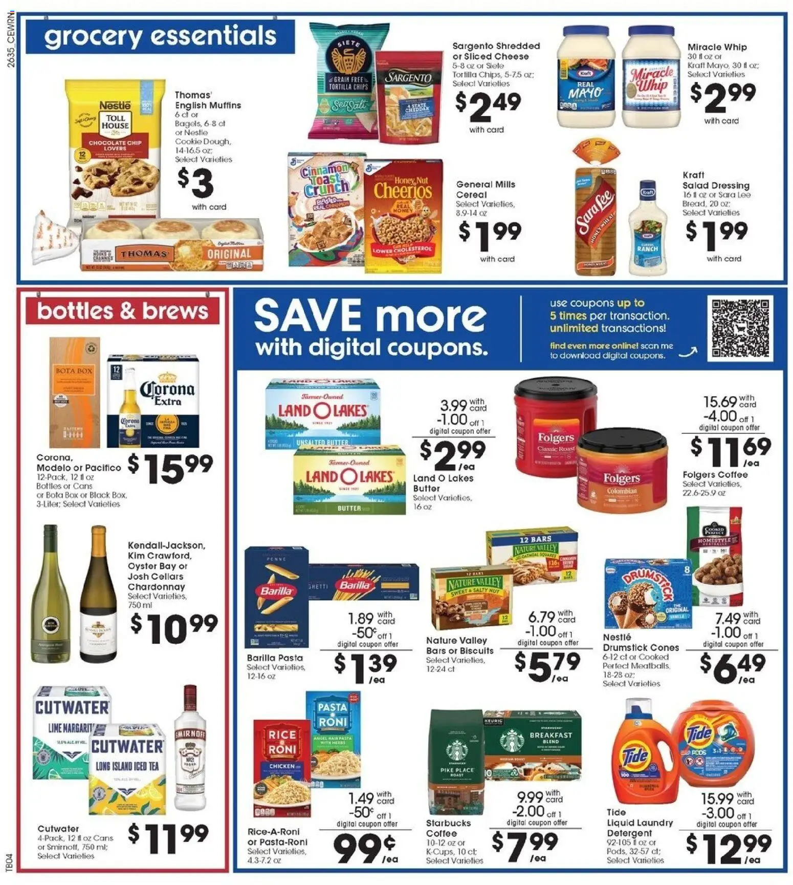 Kroger Weekly Ad - valid from 09/30/2026 | Page: 12 | Products: Pasta, Chips, Cap, Iced tea