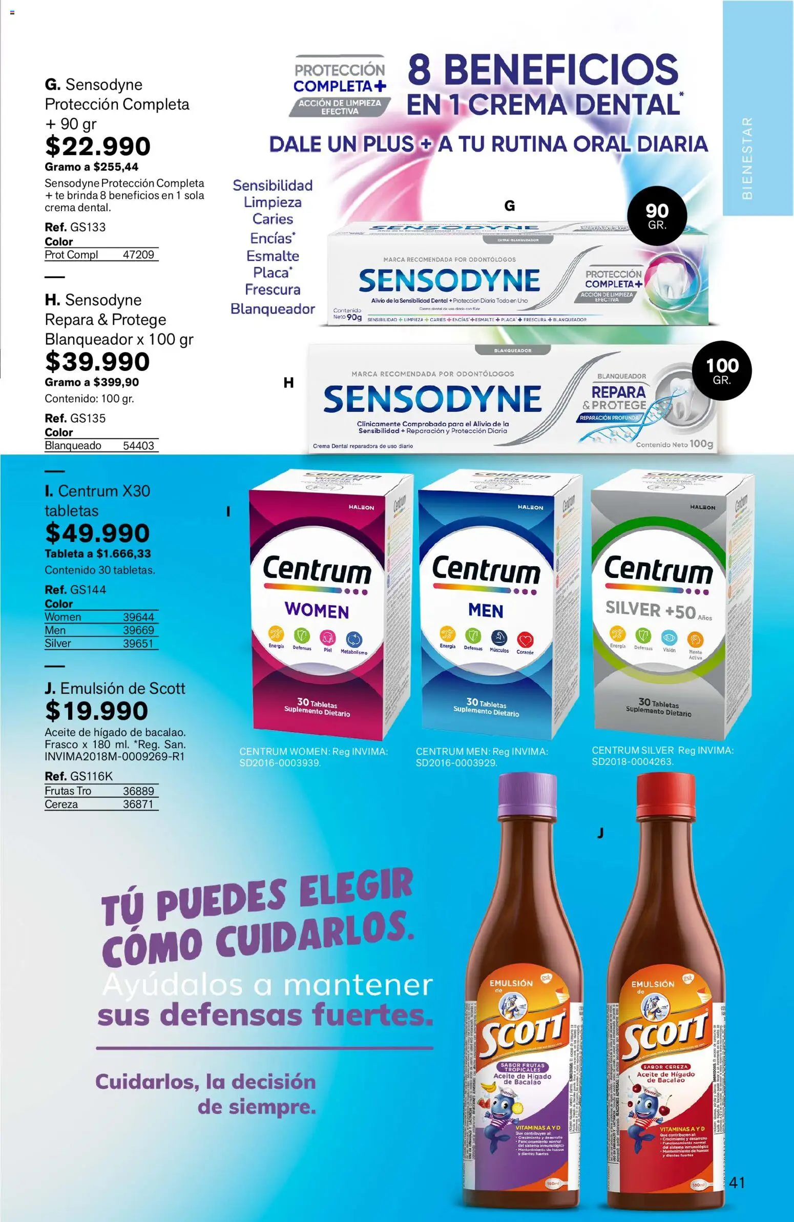 Leonisa revista - valida desde el 15.05.2026 | Página: 41 | Productos: Crema, Blanqueador, Suplemento dietario, Aceite