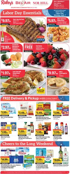 Preview of Raley's weekly ads valid from 09/02/2026