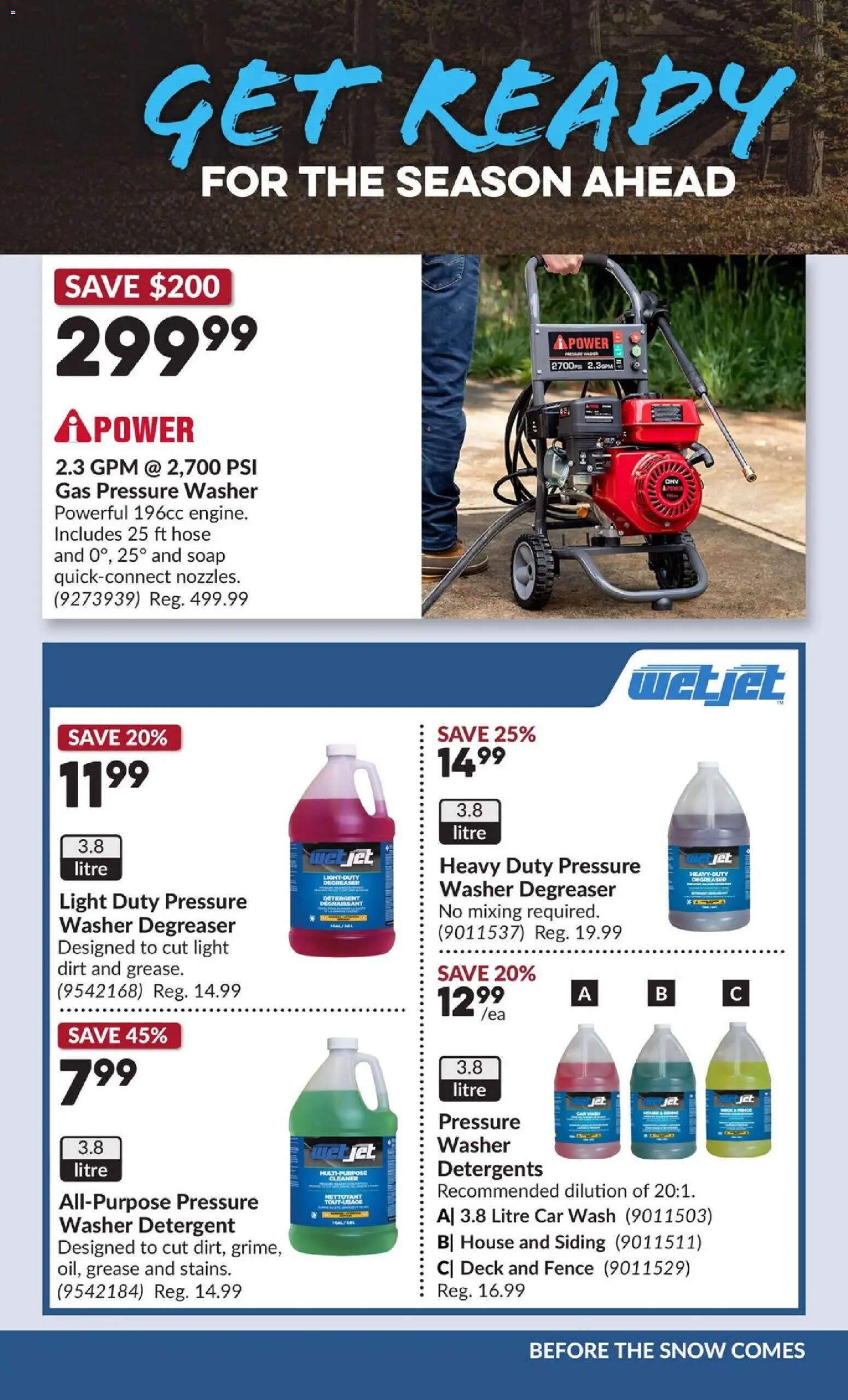 Princess Auto flyer valid from Oct 6, 2026 | Page: 9 | Products: Soap, Detergent