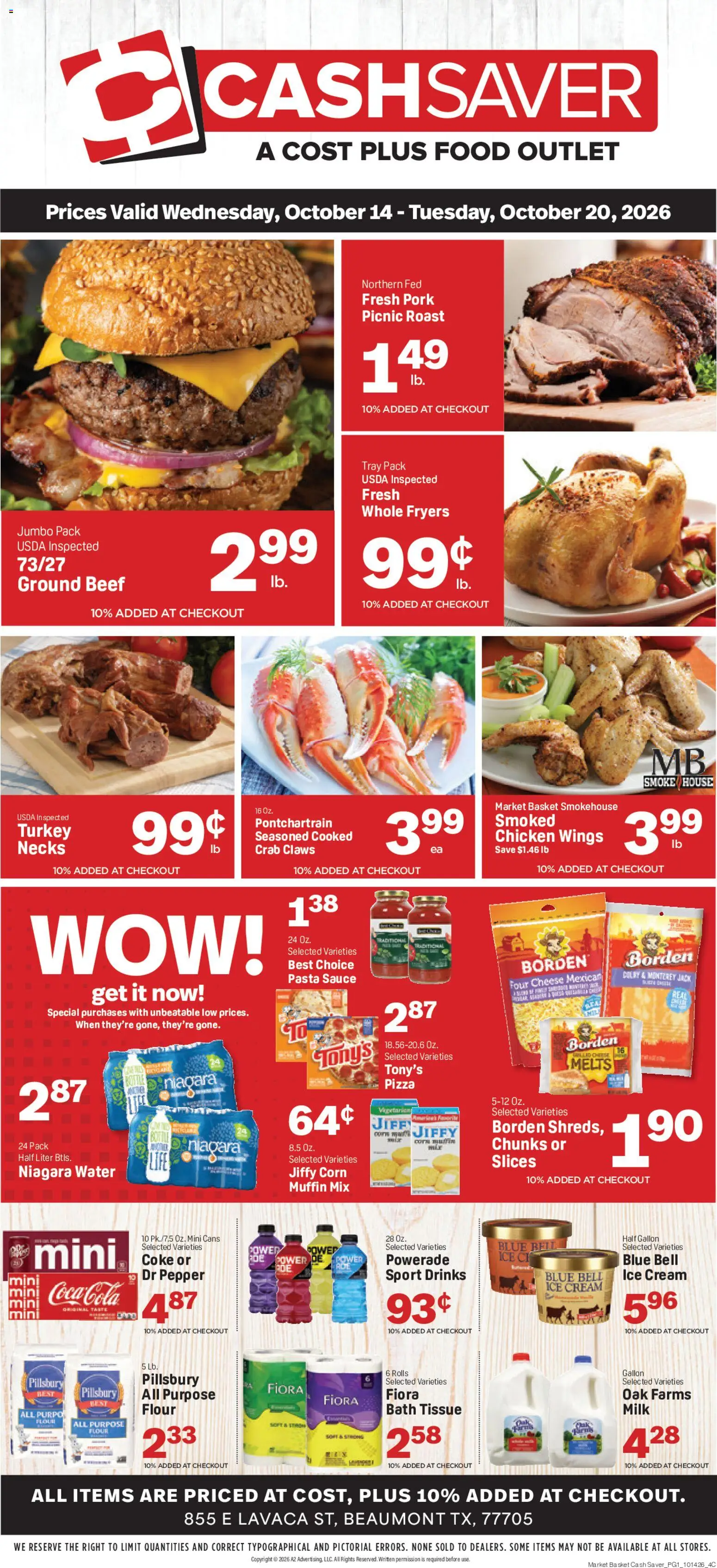 Market Basket Cash Saver Weekly Ad - valid from 10/14/2026 | Page: 1