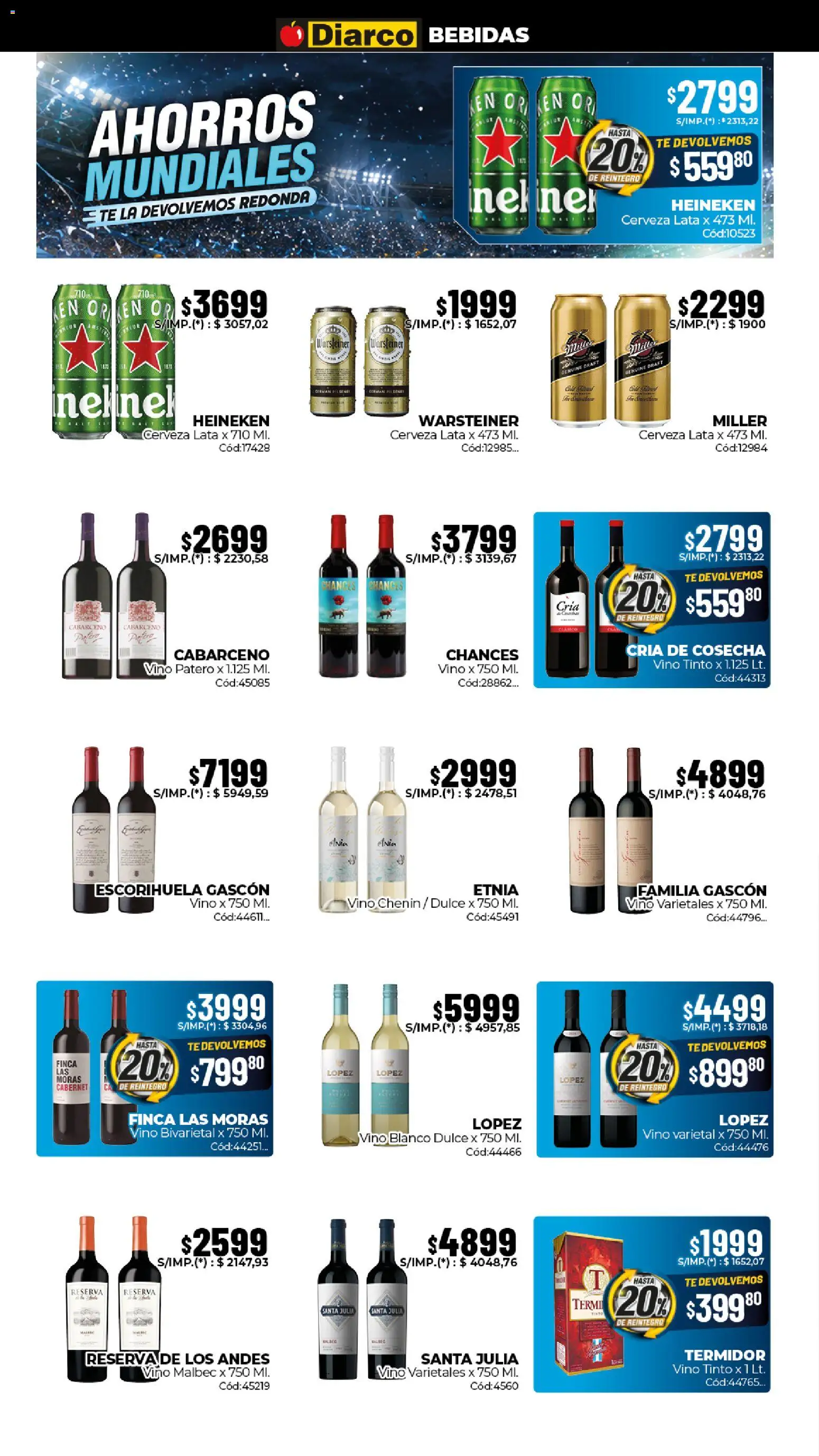 Diarco - Ahorros Mundiales │ válido desde el 22/06/2026 | Página: 8