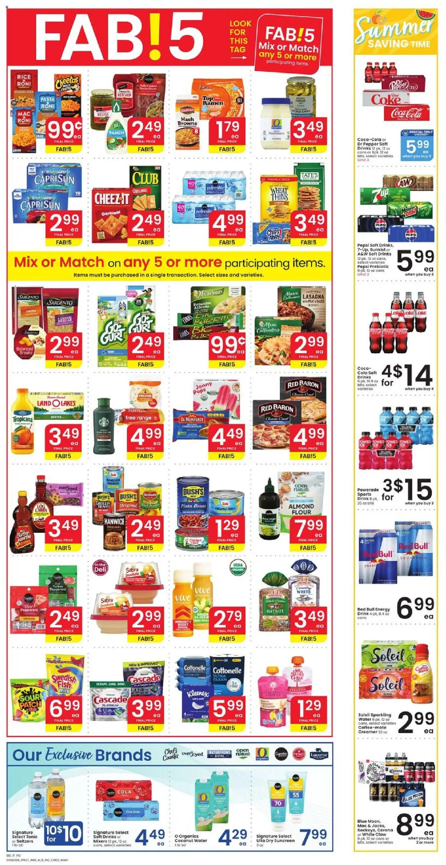 Albertsons Weekly Ad - valid from 07/08/2026 | Page: 4 | Products: Wc, Ketchup, Water, Pepper