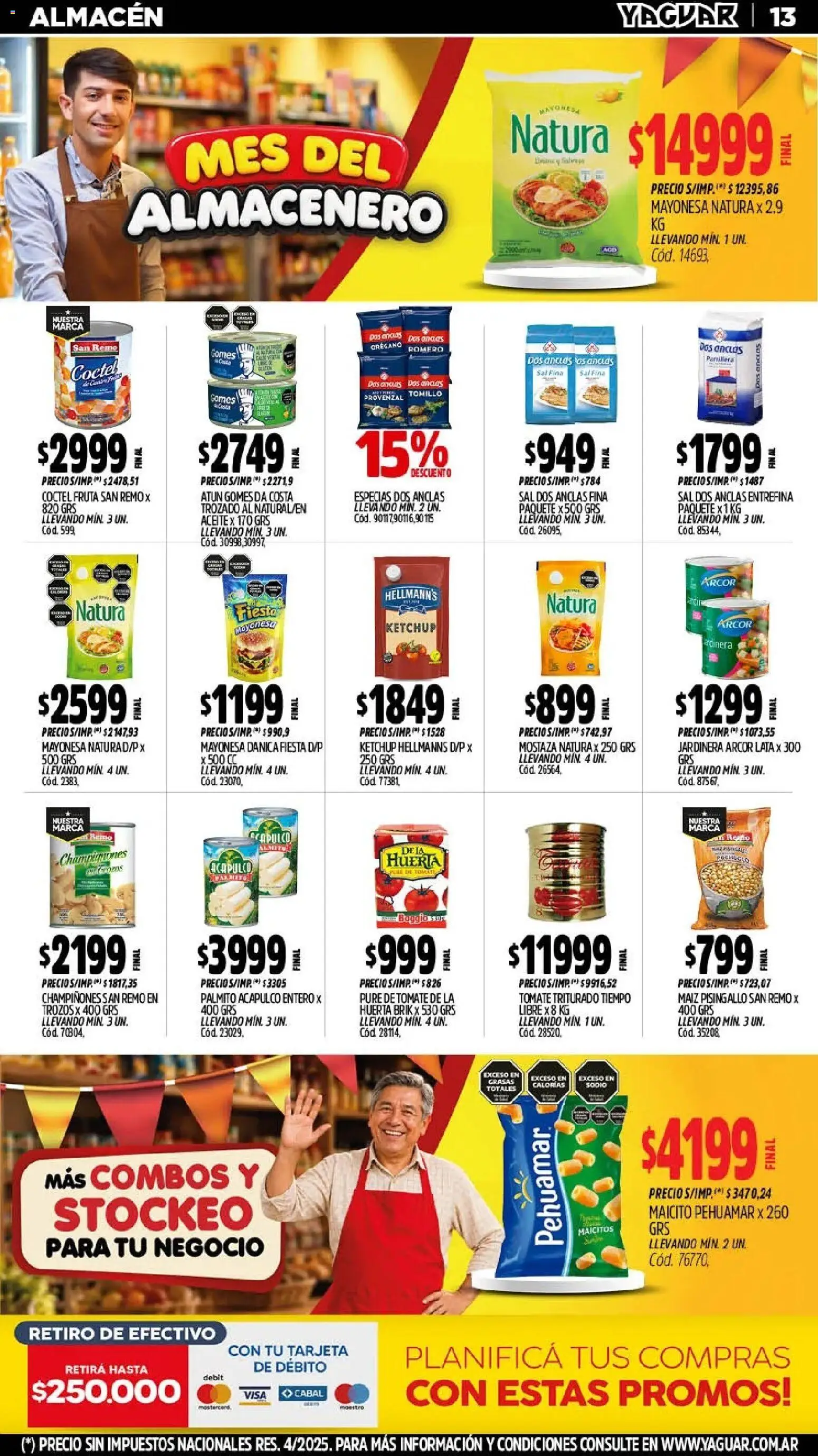 Yaguar - Oferta Semanal Mar del Plata │ válido desde el 28/09/2026 | Página: 13 | Productos: Especias, Mostaza, Sal, Provenzal