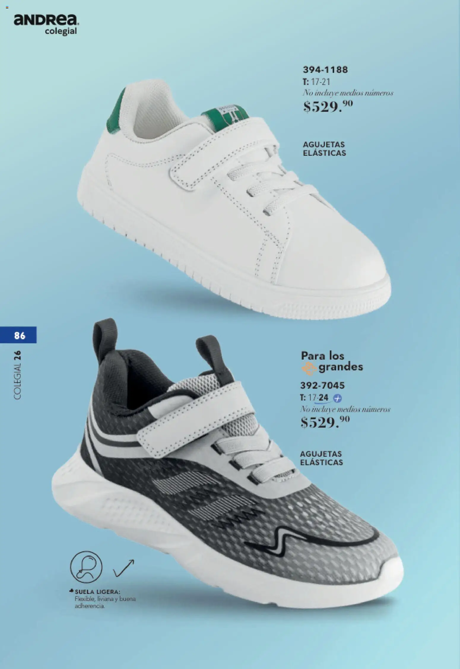 Nuevas ofertas de Andrea válidas en toda la República Mexicana desde el 23/05/2026. ¡Encuentra las mejores ofertas en Andrea catálogo Colegial! | Página: 86