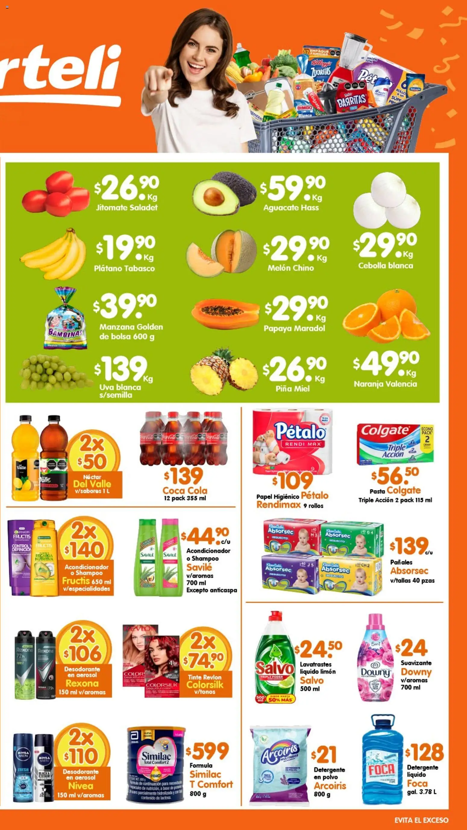 Nuevas ofertas de Arteli válidas en toda la República Mexicana desde el 20/07/2026. ¡Encuentra las mejores ofertas en Arteli folleto Express! | Página: 2 | Productos: Plátano, Pasta, Funda, Polvo