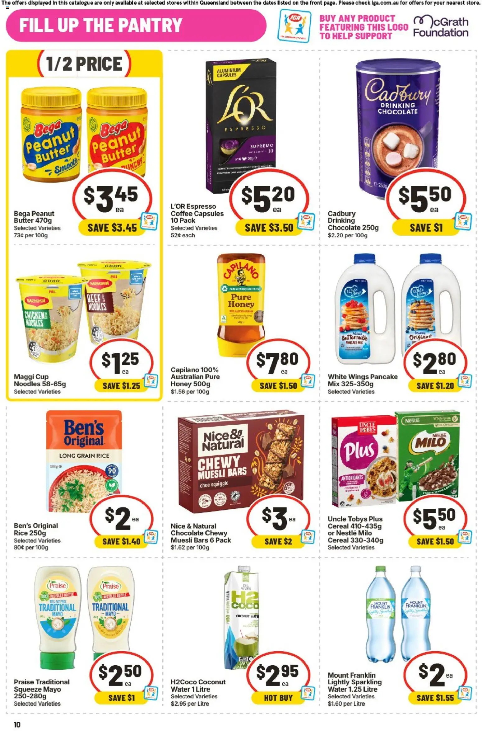 IGA catalogue - valid from 09/09/2026 | Page: 11 | Products: Butter, Honey, Foundation, Muesli