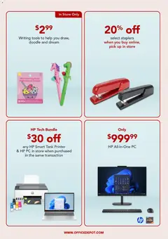 Preview of Office Depot weekly ads valid from 09/15/2026 | Page: 4