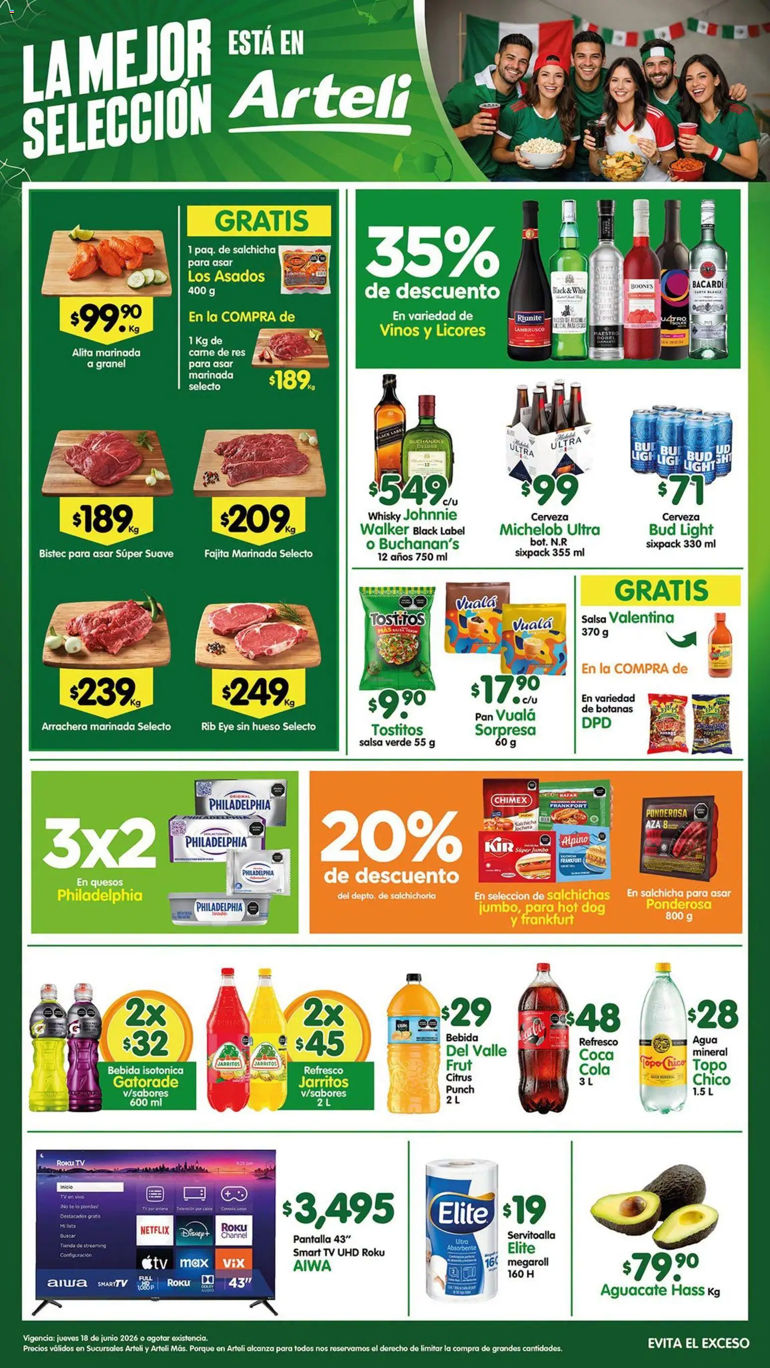 Nuevas ofertas de Arteli válidas en toda la República Mexicana desde el 18.06.2026. ¡Encuentra las mejores ofertas en Arteli folleto Tuxpan! | Página: 1