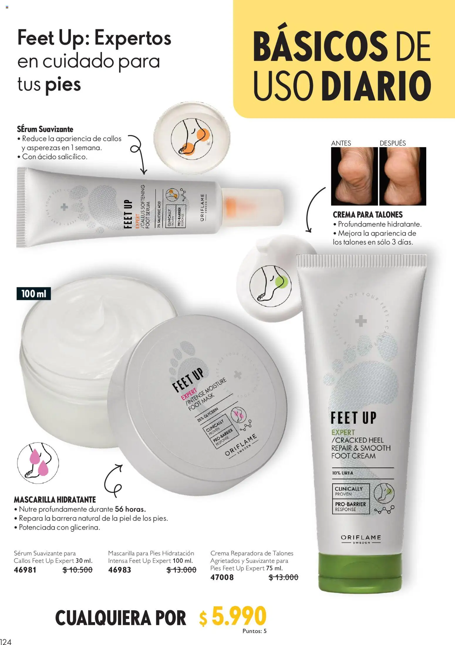 Oriflame Ofertas │ válido desde el 21.08.2026 | Página: 124 | Productos: Suavizante, Mascarilla, Crema, Serum