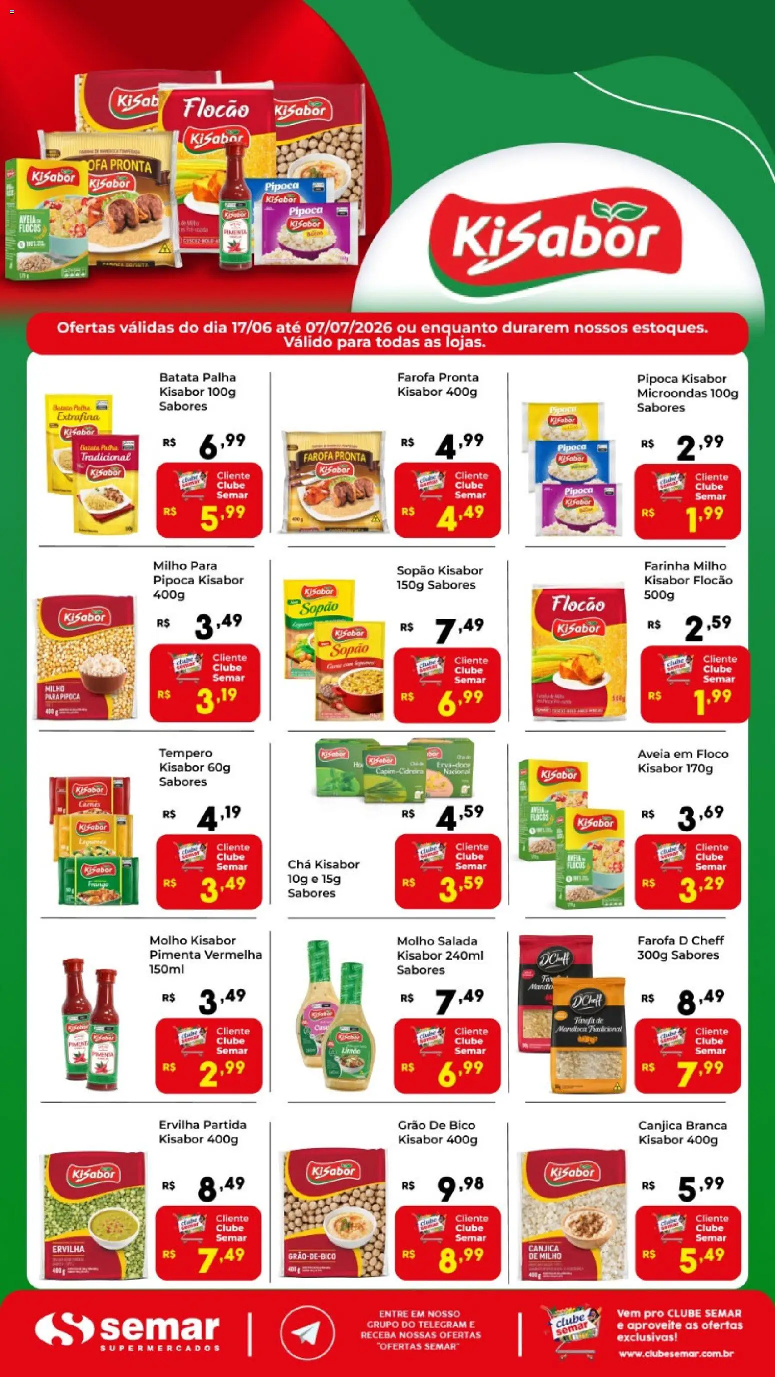 Semar Supermercado Folheto - válido de 17/06/2026 | Página: 1