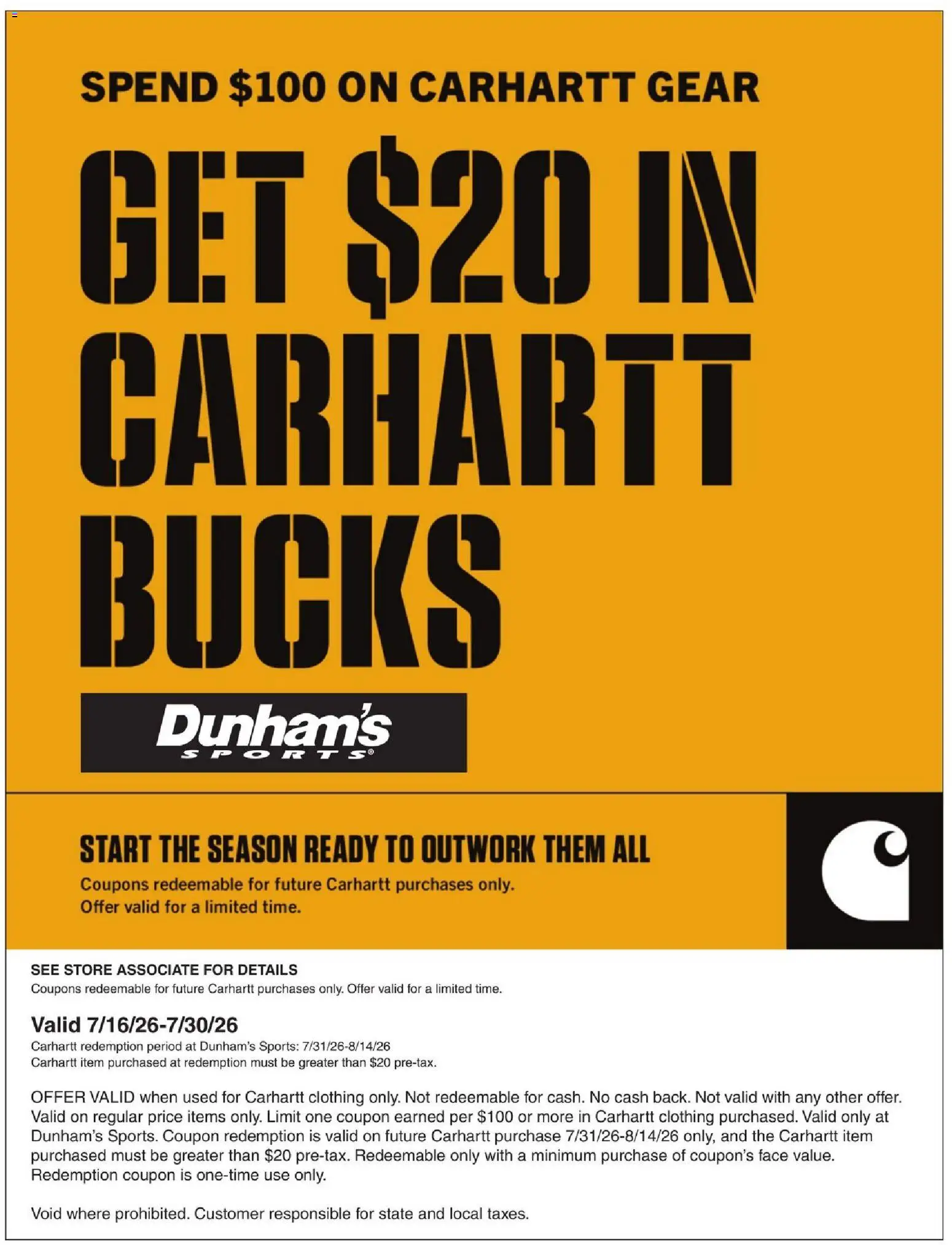 Dunham's Sports Weekly Ad - valid from 07/18/2026 | Page: 11