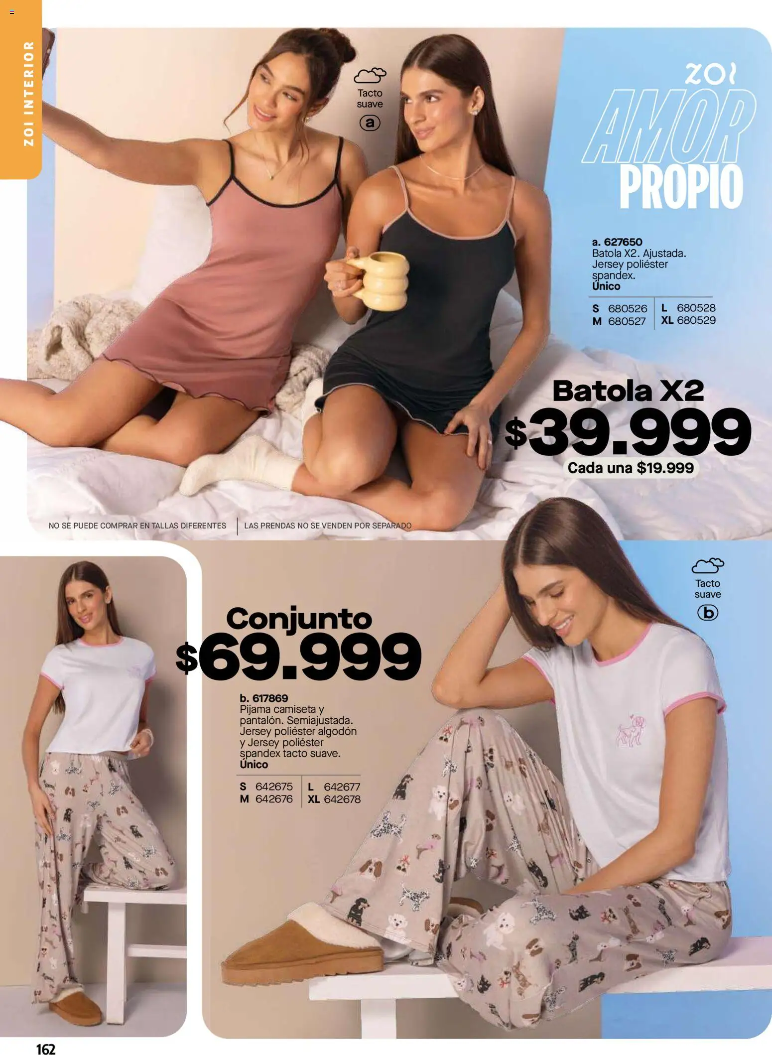 Carmel revista - valida desde el 01/04/2026 | Página: 162 | Productos: Algodón, Camiseta, Conjunto, Pijama
