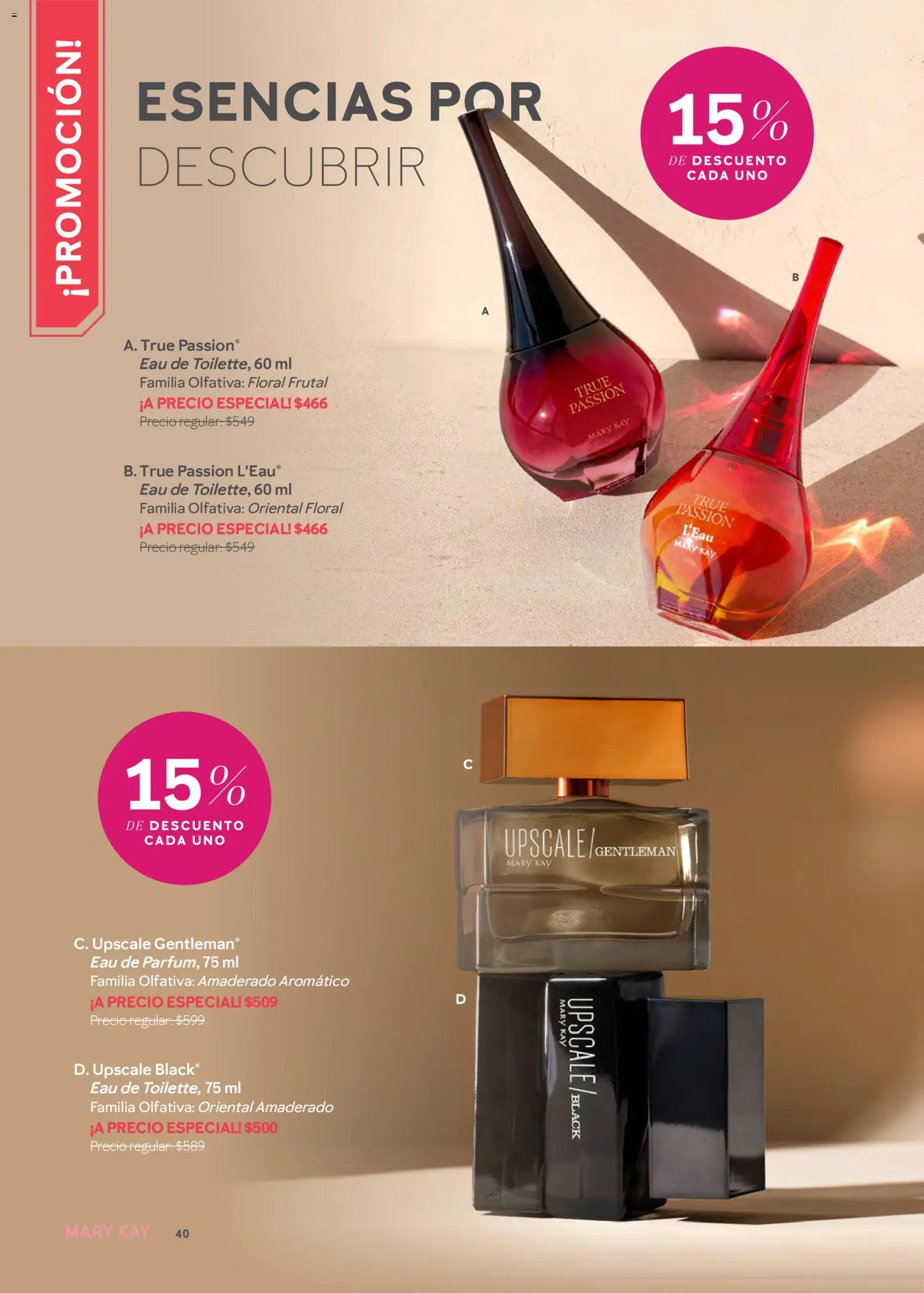 Nuevas ofertas de Mary Kay válidas en toda la República Mexicana desde el 01.03.2026. ¡Encuentra las mejores ofertas en Mary Kay catálogo! | Página: 40 | Productos: Esencias