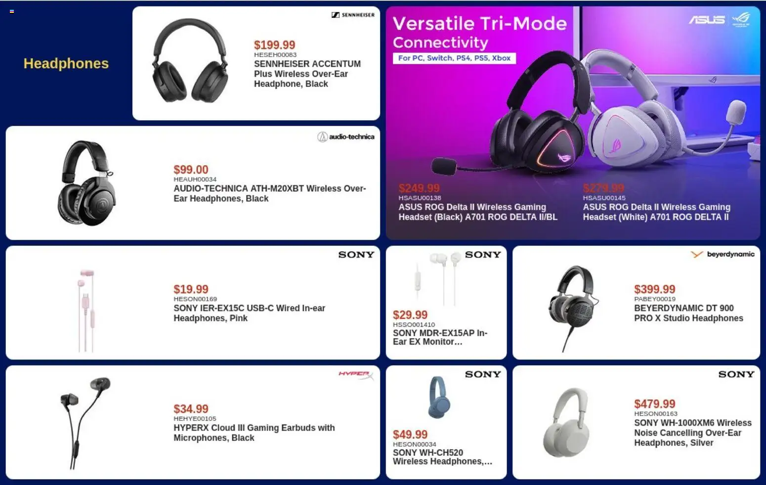 Canada Computers flyer valid from Oct 2, 2026 | Page: 8 | Products: Wireless headphones, Monitor, Headphones, Xbox
