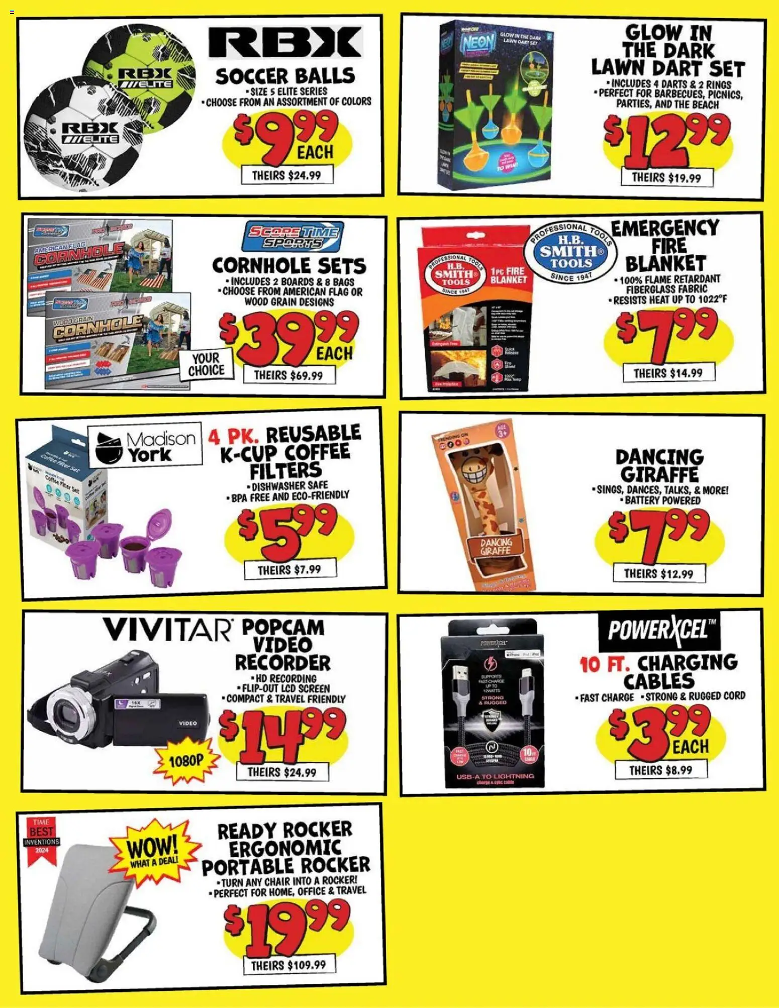 Ollie's Weekly Ad - valid from 09/18/2026 | Page: 6 | Products: Chair, Battery, Coffee, Tools