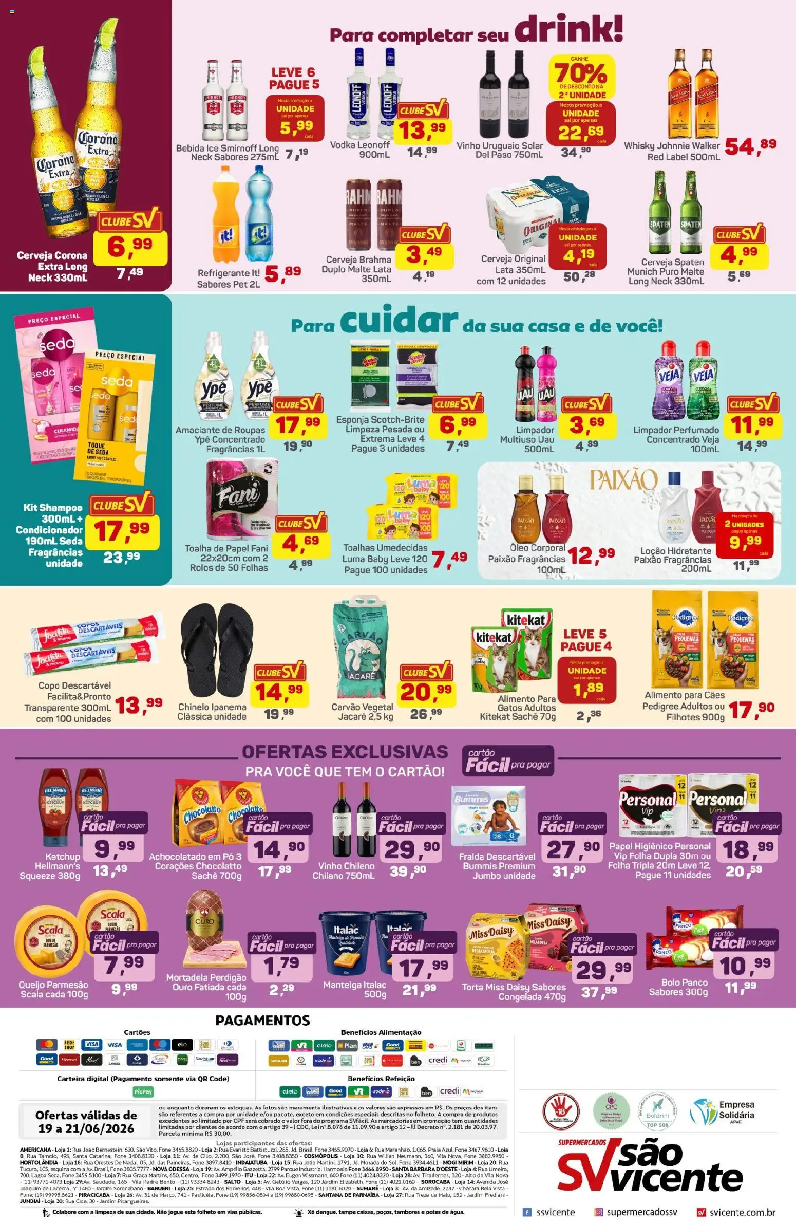 Supermercados São Vicente Folheto - válido de 19.06.2026 | Página: 4