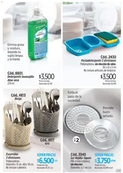 Vista previa Catálogo Amodil Campaña 14 válido desde el 07/08/2026 | Página: 149 | Productos: Vajilla, Detergente, Aloe Vera, Escurridor