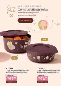Tupperware catálogo Vitrine 06 - Pré-Visualização do folheto da loja Tupperware, válido de 01.06.2026 | Página: 7 | Produtos: Tigela