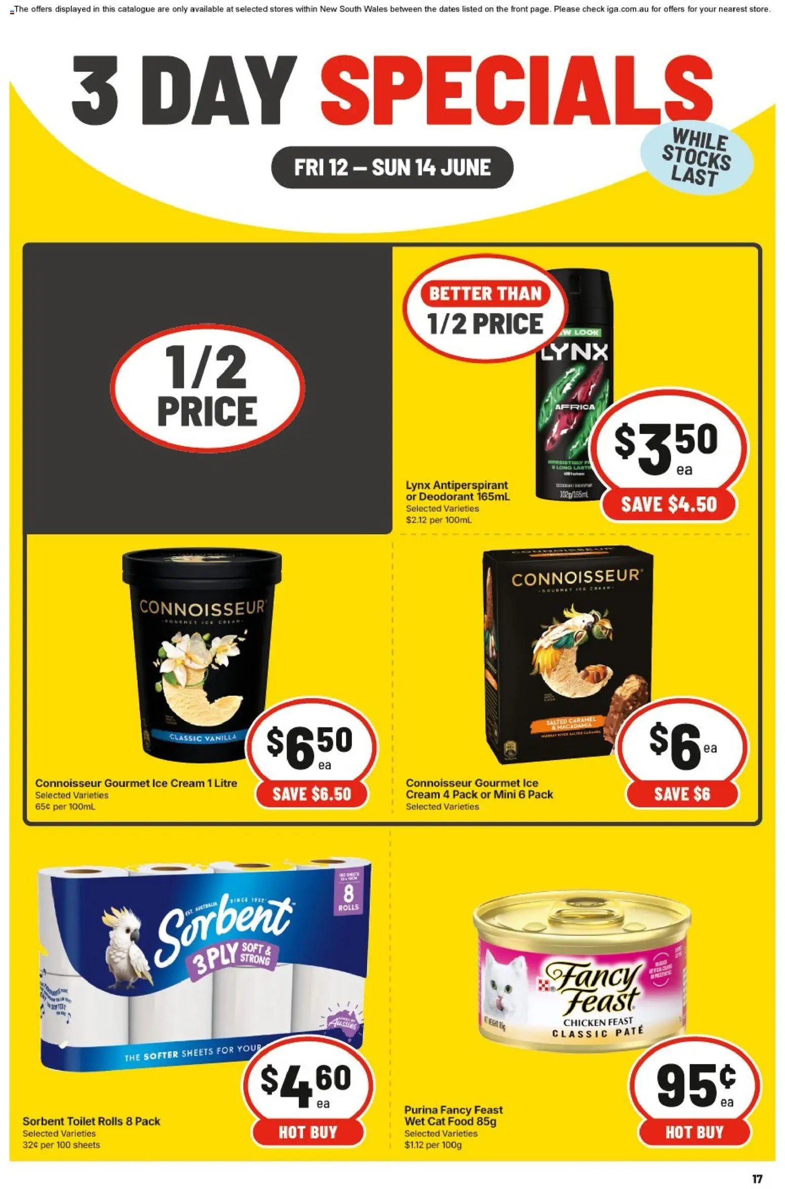 IGA catalogue - valid from 12.06.2026 | Page: 2 | Products: Toilet, Chicken, Cream, Ice cream