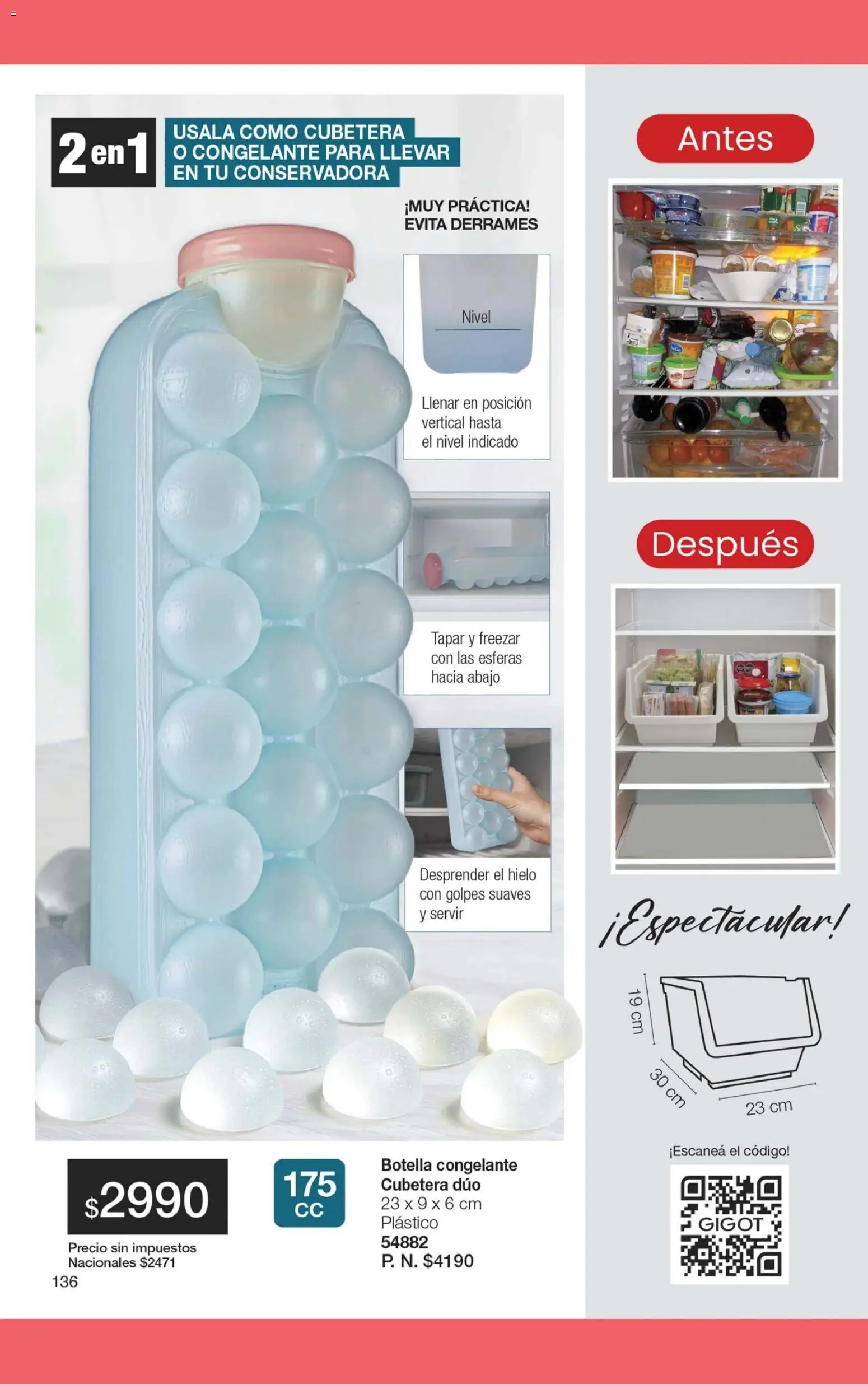 Gigot - CAMPAÑA 09 │ válido desde el 18.05.2026 | Página: 142 | Productos: Conservadora, Botella, Cubetera