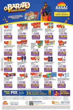 Assaí Atacadista ofertas - MG - Pré-Visualização do folheto da loja Assaí Atacadista, válido de 28/08/2026