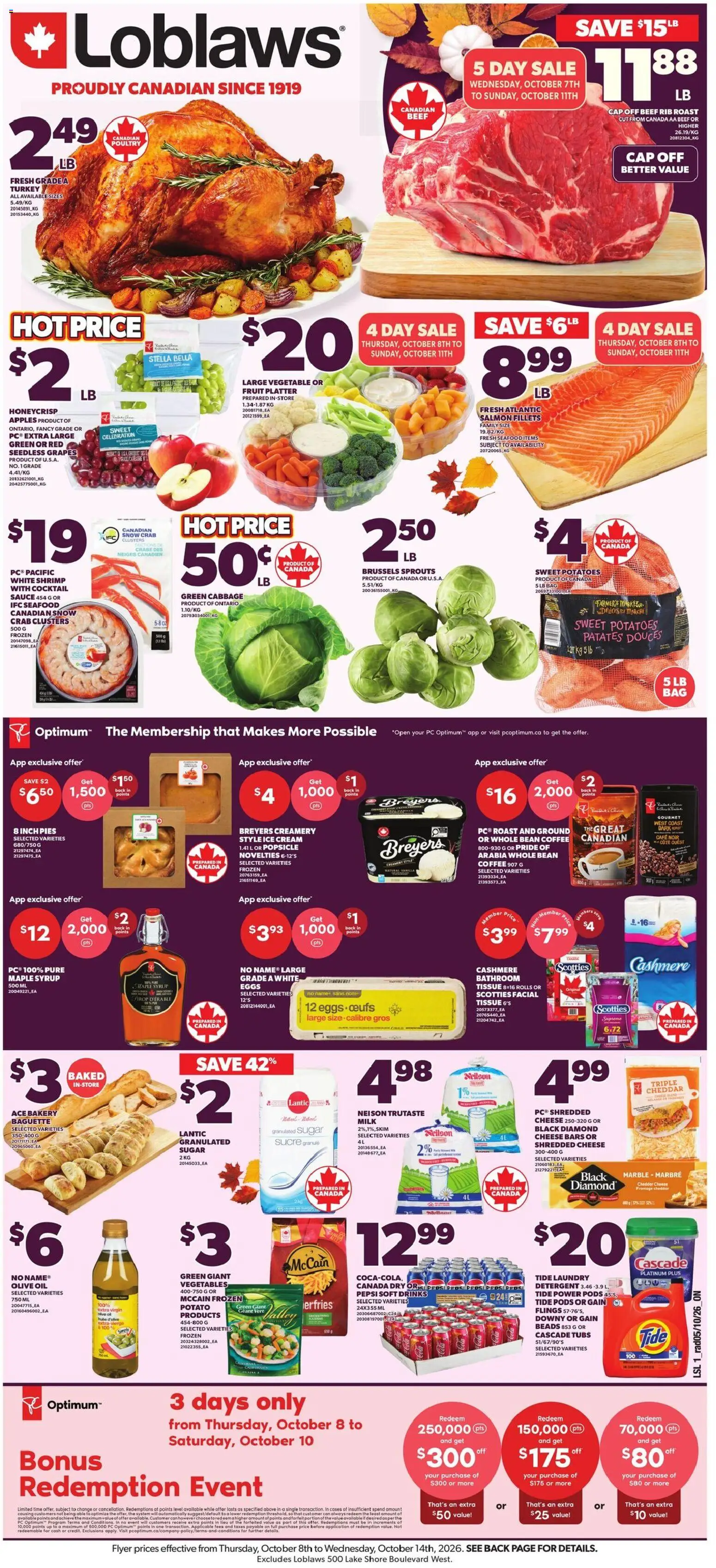Loblaws flyer valid from Oct 8, 2026 | Page: 1