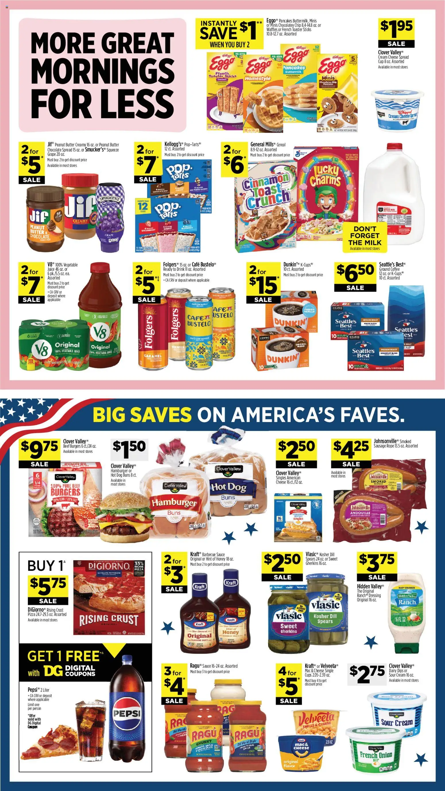 Dollar General Weekly Ad - TX - valid from 24.05.2026 | Page: 5 | Products: Toaster, Sour cream, Dill, Onion