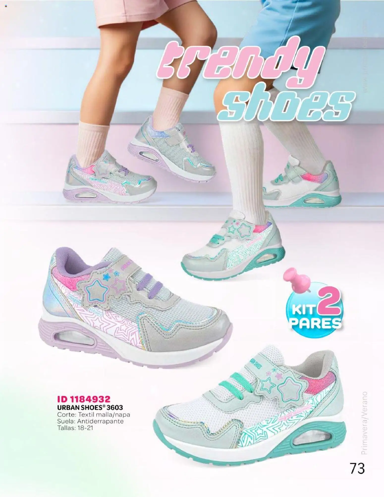 Nuevas ofertas de Price Shoes válidas en toda la República Mexicana desde el 25.04.2026. ¡Encuentra las mejores ofertas en Price Shoes catálogo Kids todo en uno! | Página: 73