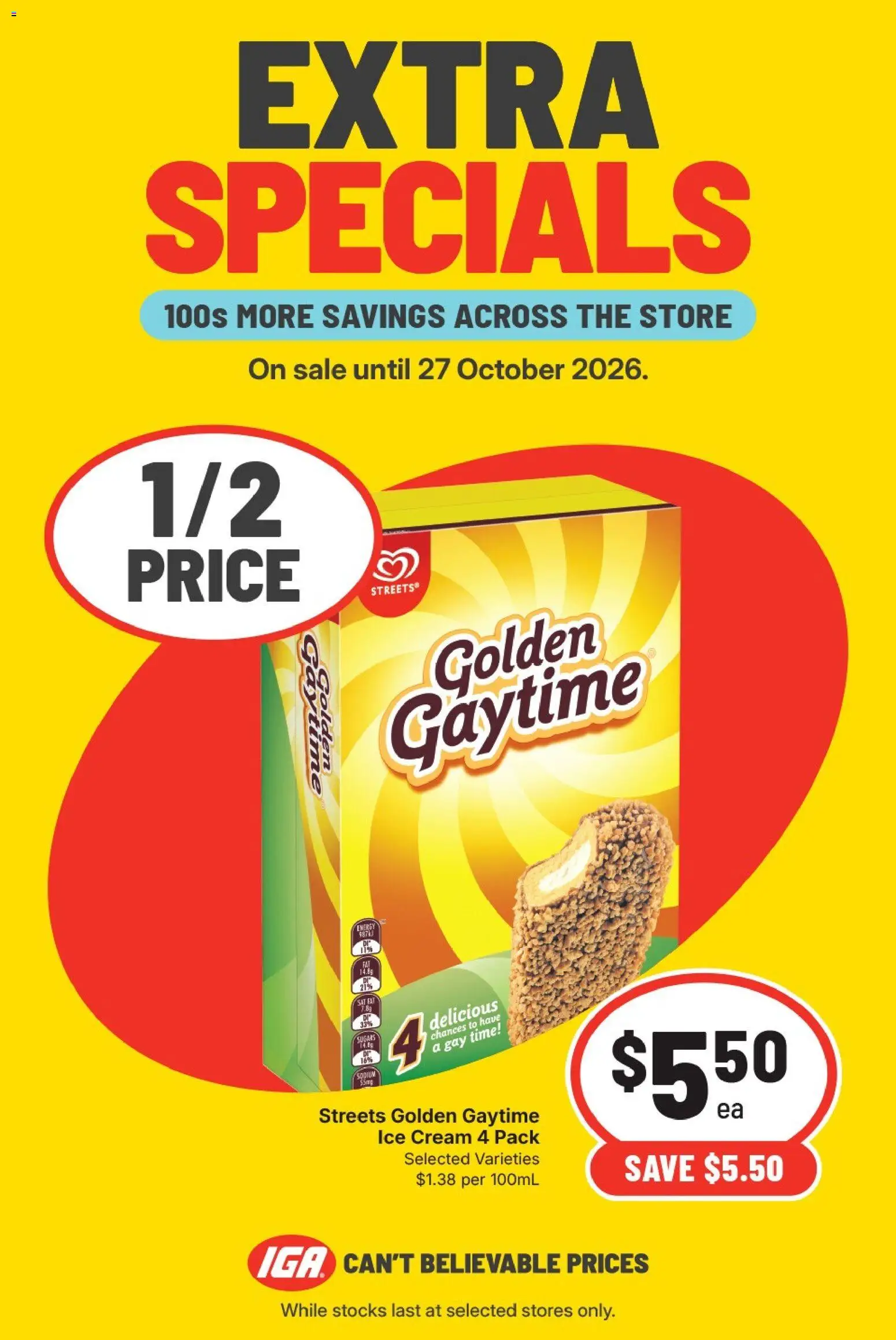 IGA catalogue - valid from 21/10/2026 | Page: 4