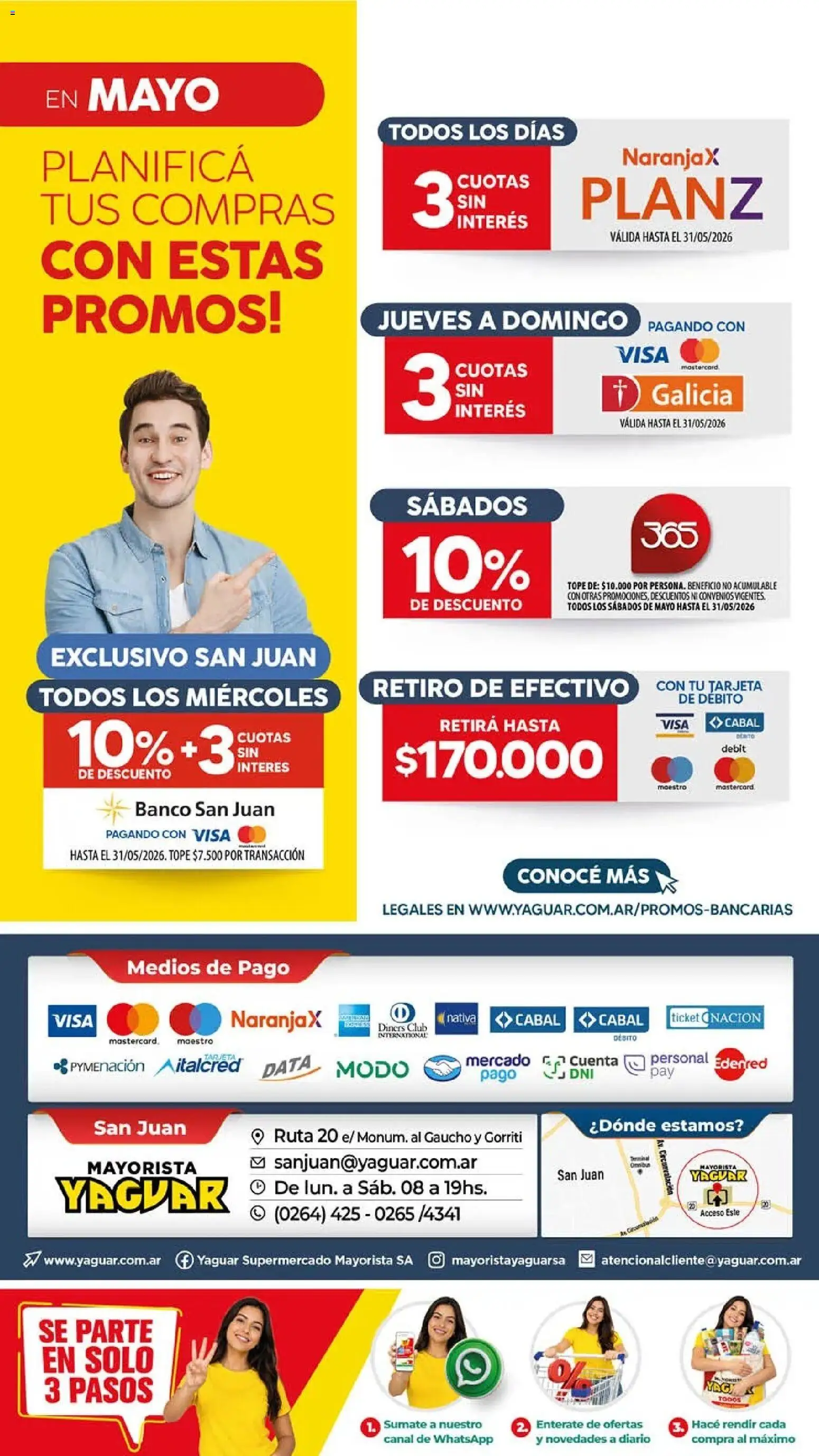 Yaguar - Oferta Semanal San Juan │ válido desde el 11.05.2026 | Página: 16 | Productos: Banco