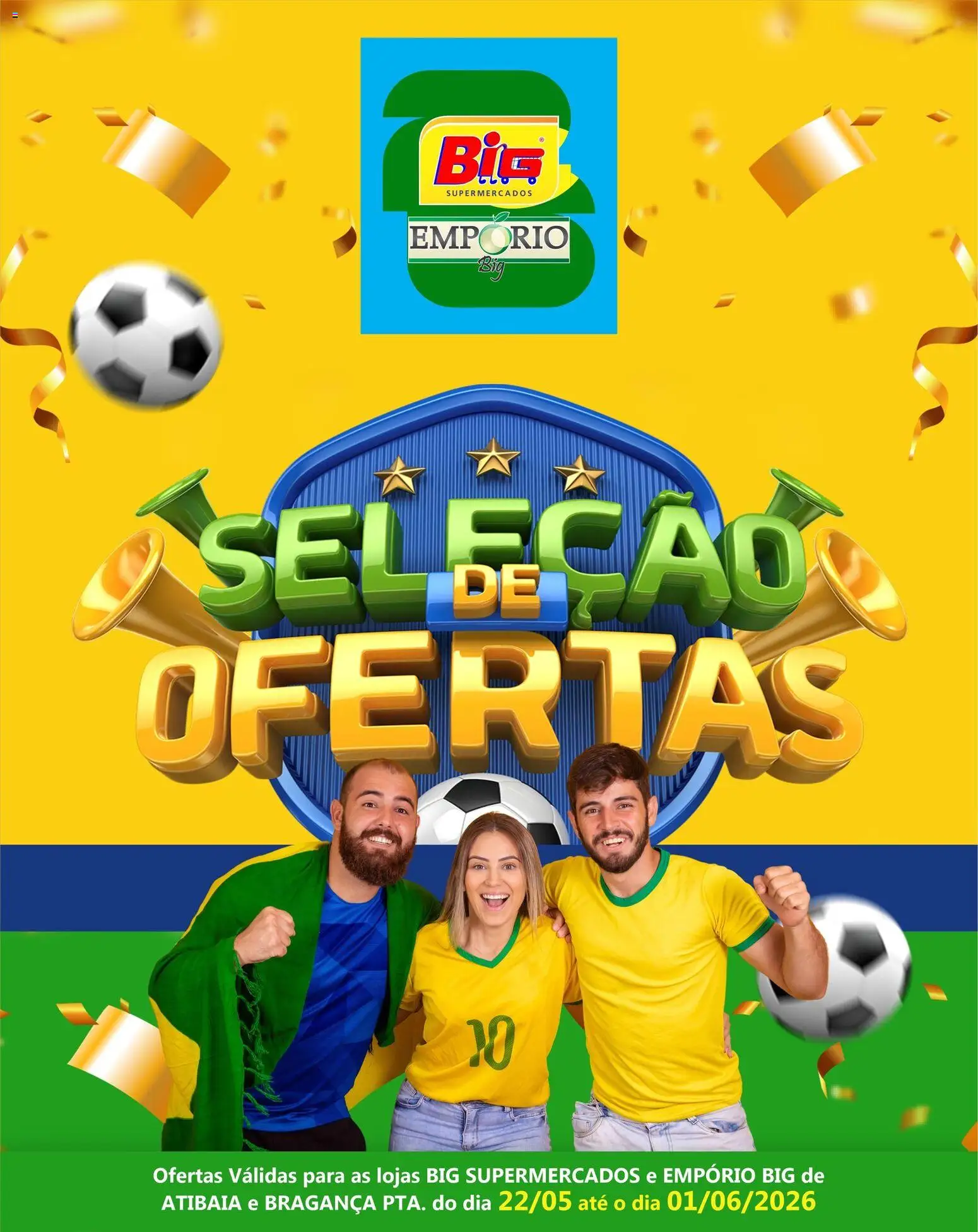 Big Supermercados Folheto - válido de 22.05.2026 | Página: 1