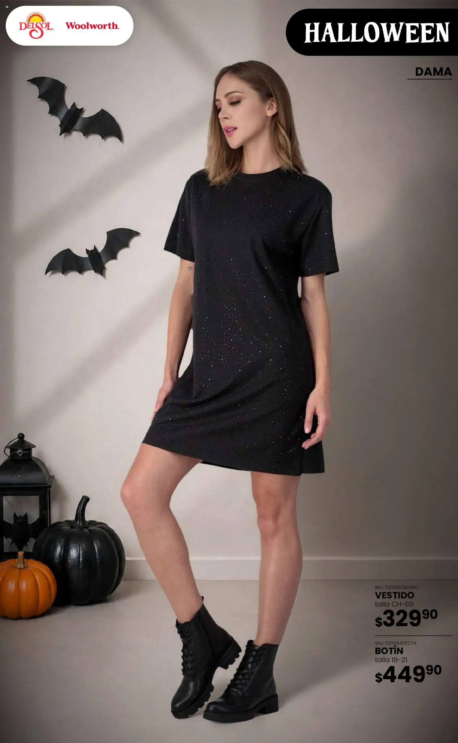 Nuevas ofertas de Del Sol y Woolworth válidas en toda la República Mexicana desde el 22/10/2026. ¡Encuentra las mejores ofertas en Del Sol y Woolworth catálogo Halloween! | Página: 14