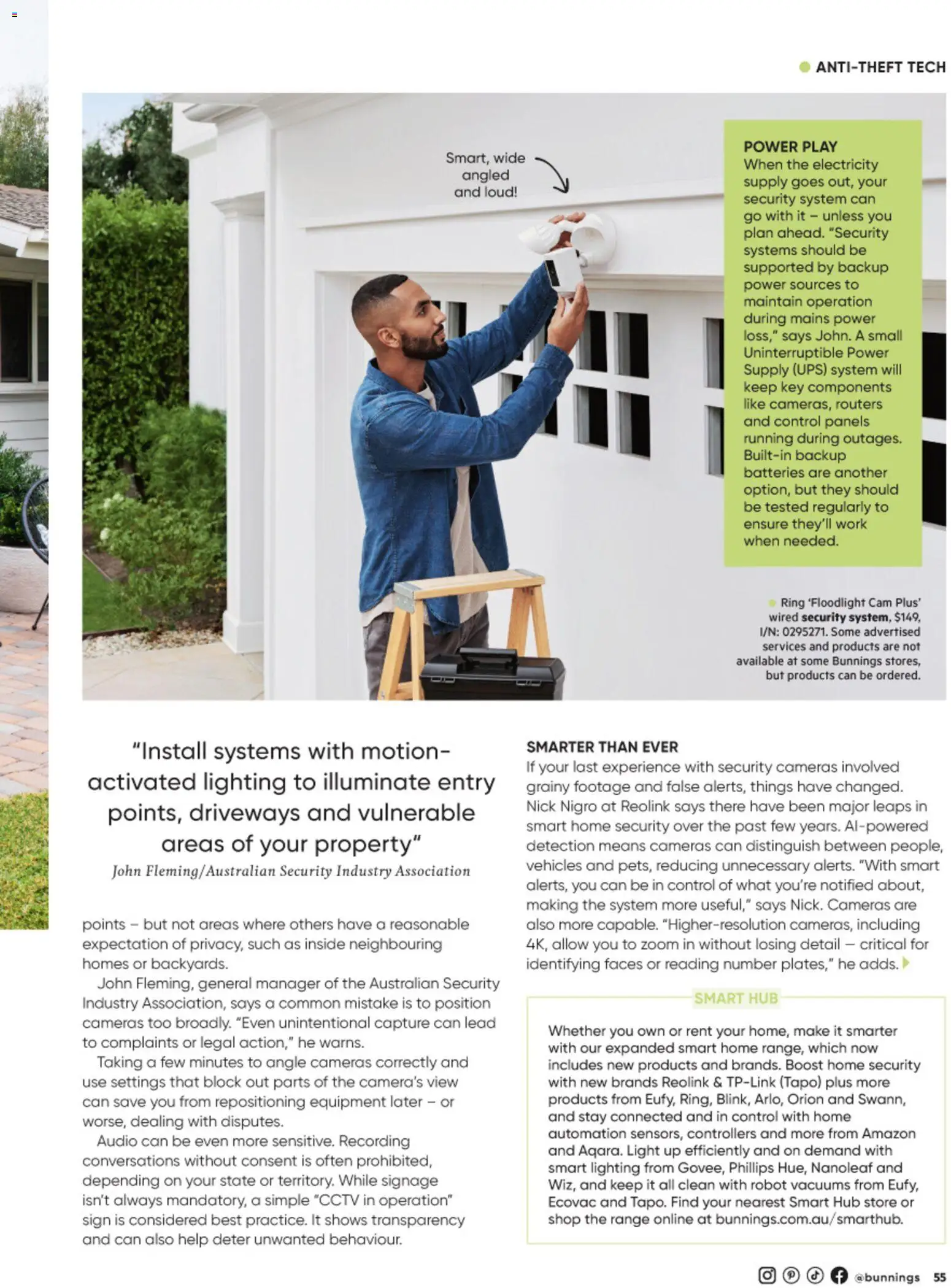 Bunnings Warehouse catalogue - valid from 01/08/2026 | Page: 63 | Products: Light, Batteries, Lighting, CCTV