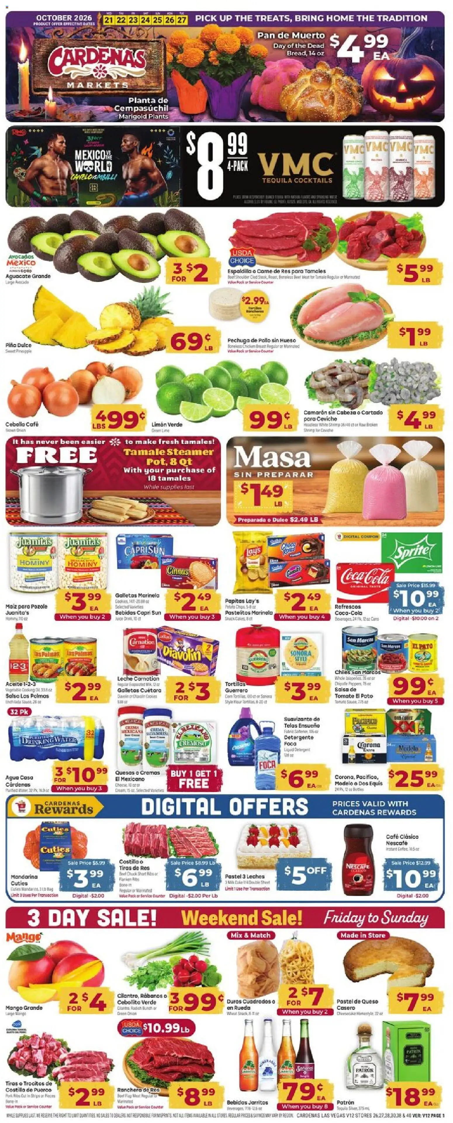 Cardenas Weekly Ad - valid from 10/21/2026 | Page: 1