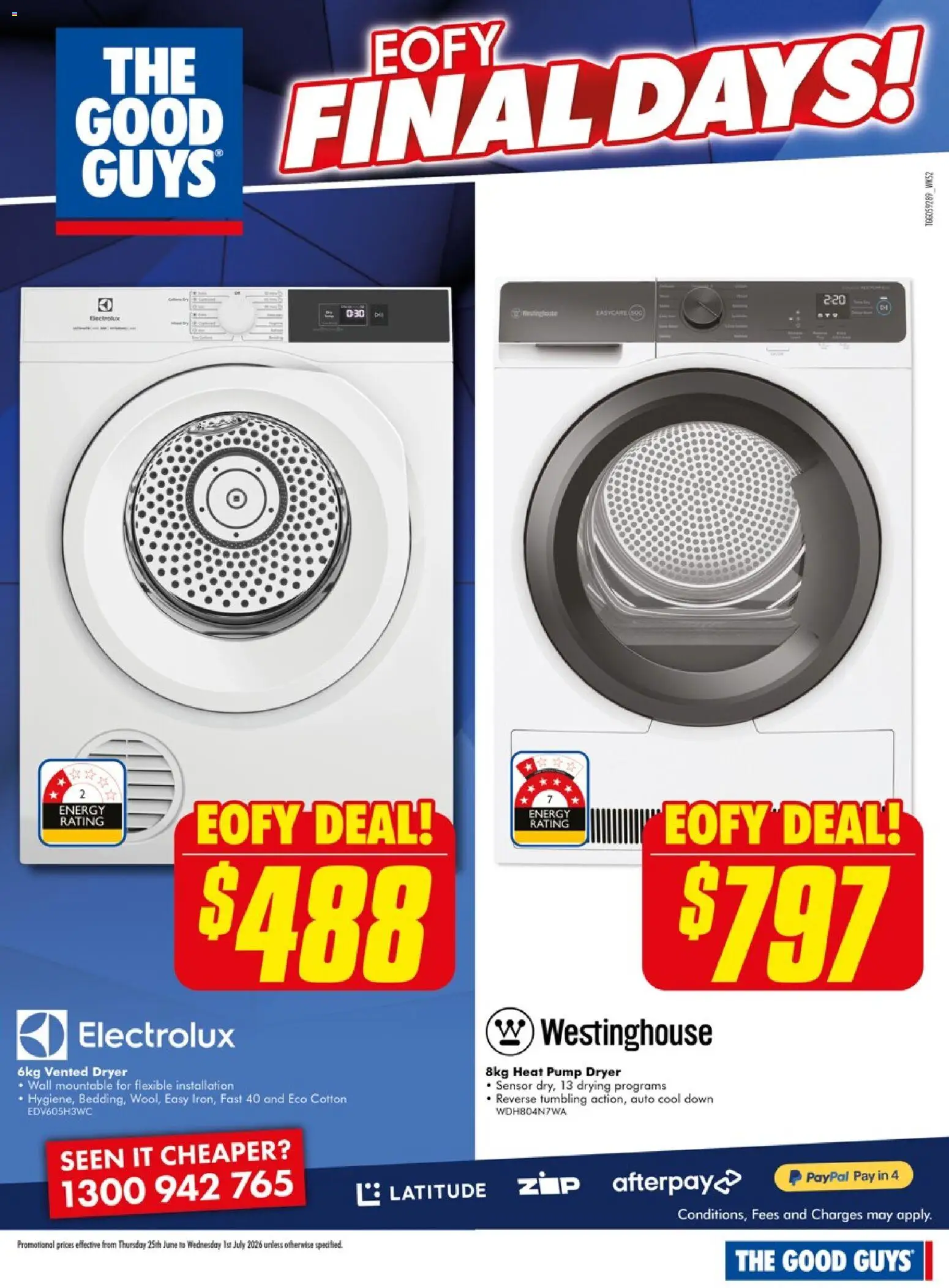 The Good Guys catalogue - valid from 25/06/2026 | Page: 11 | Products: Dryer