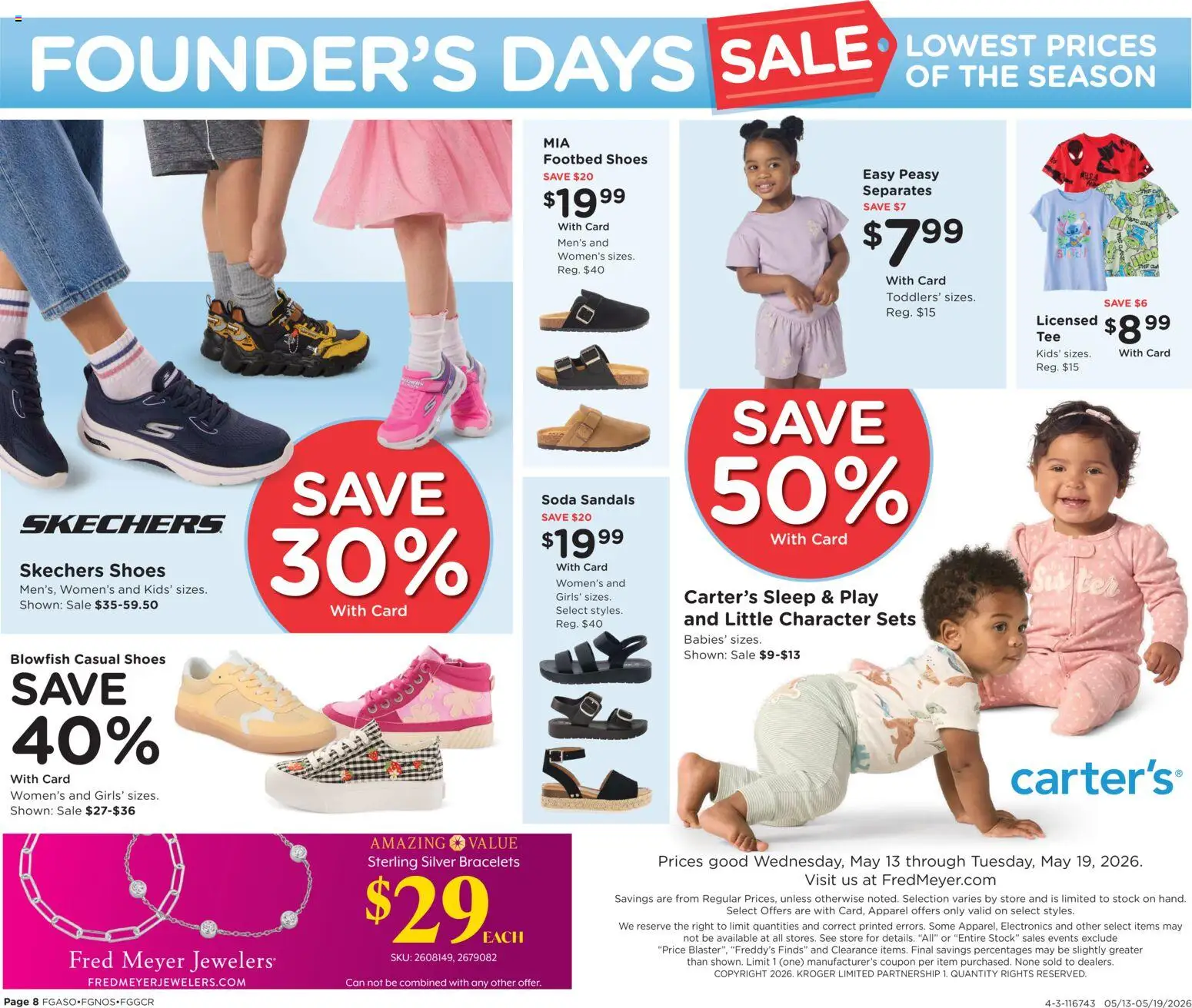 Fred Meyer Home & Apparel - valid from 13.05.2026 | Page: 8 | Products: Sandals