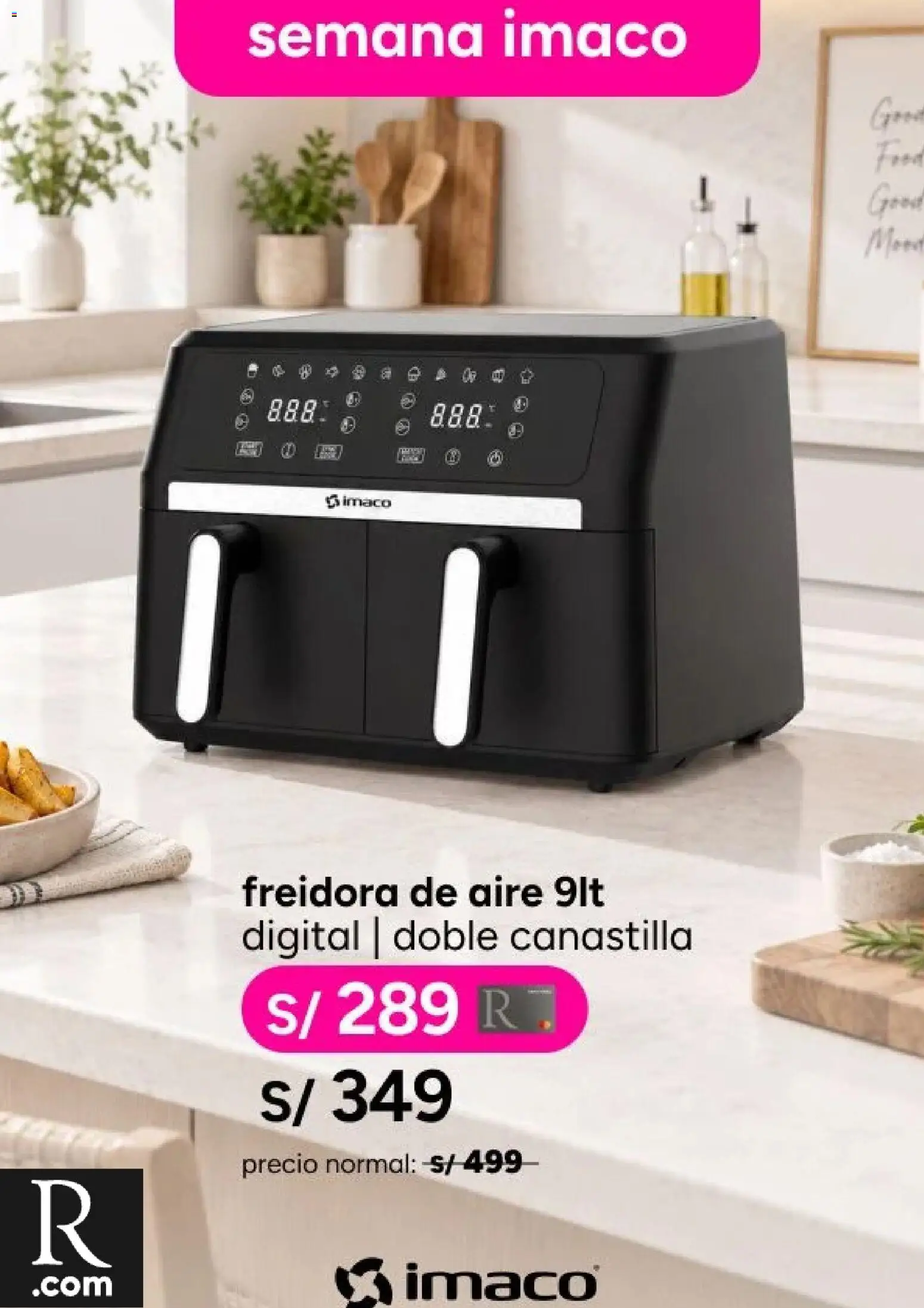 Catálogo Ripley válido desde 14/09/2026 | Página: 5 | Productos: Freidora, Freidora de aire