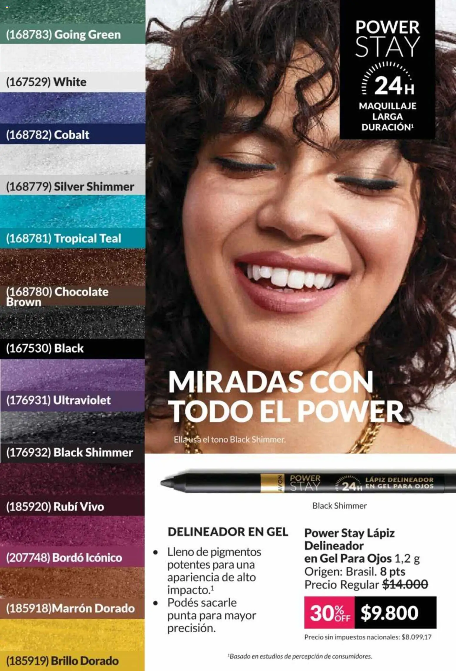 Catálogo AVON Campaña 5/2026 │ válido desde el 01.05.2026 | Página: 36 | Productos: Maquillaje, Delineador, Brillo, Chocolate