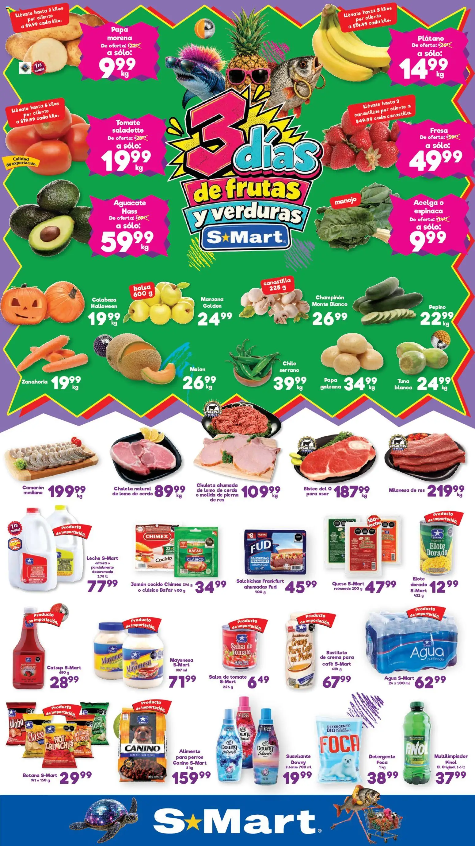 Nuevas ofertas de S-Mart válidas en toda la República Mexicana desde el 20/10/2026. ¡Encuentra las mejores ofertas en S-Mart folleto Matamoros, Reynosa! | Página: 1