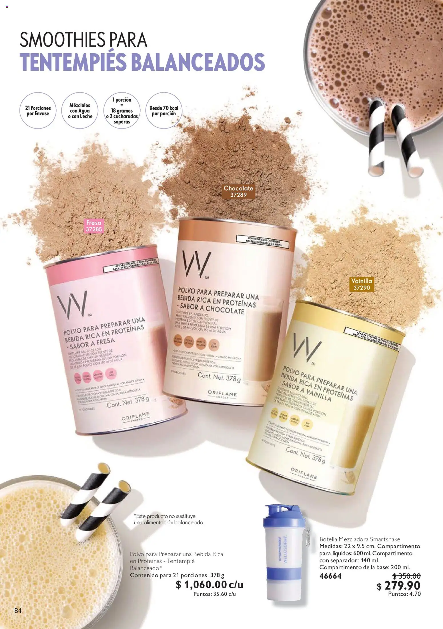 Nuevas ofertas de Oriflame válidas en toda la República Mexicana desde el 30.05.2026. ¡Encuentra las mejores ofertas en Oriflame campaña 8 2026! | Página: 84 | Productos: Máscara, Máscara de pestañas, Rizador
