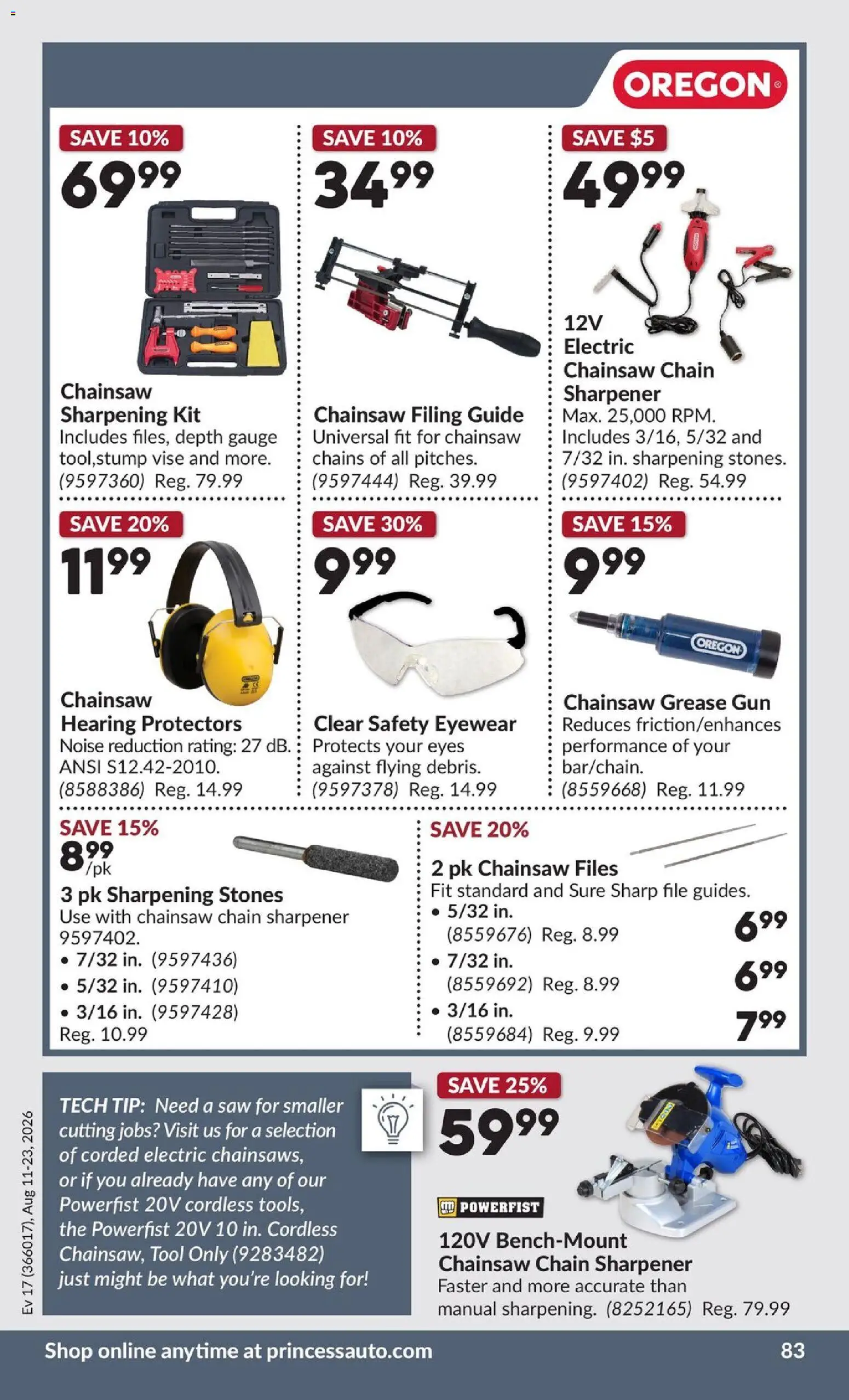 Princess Auto flyer valid from Aug 11, 2026 | Page: 90