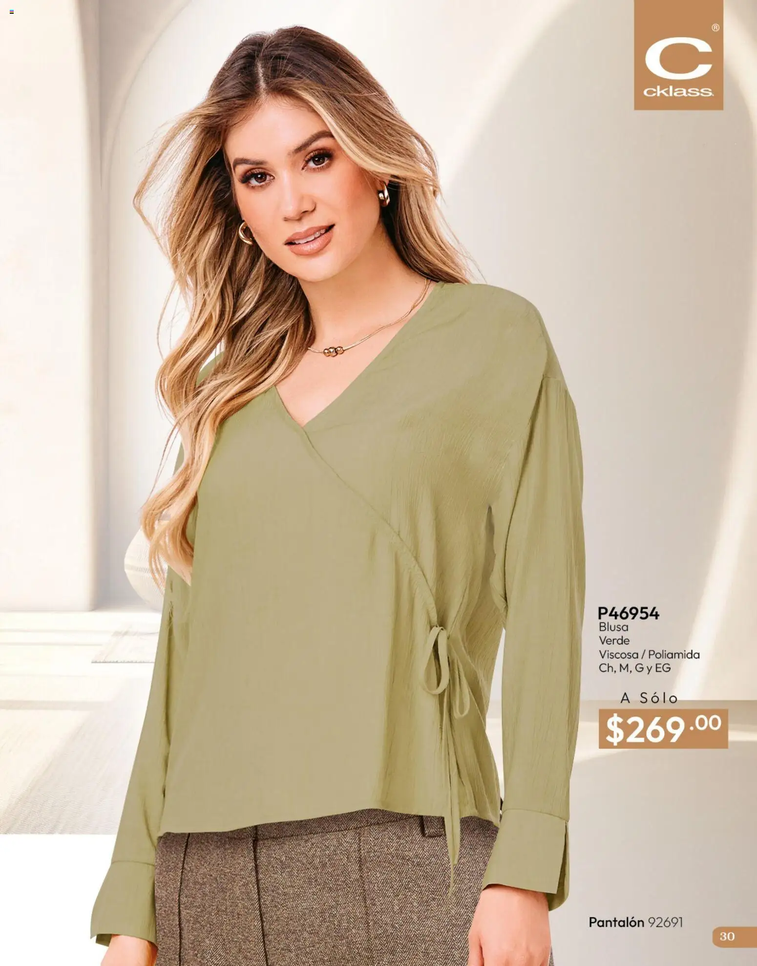 Nuevas ofertas de Cklass válidas en toda la República Mexicana desde el 11/09/2026. ¡Encuentra las mejores ofertas en Cklass catálogo Invierno! | Página: 31 | Productos: Blusa