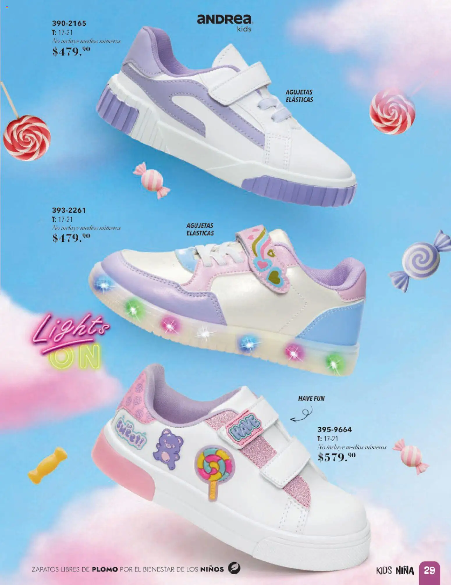Nuevas ofertas de Andrea válidas en toda la República Mexicana desde el 24.05.2026. ¡Encuentra las mejores ofertas en Andrea catálogo Infantil! | Página: 29 | Productos: Zapatos