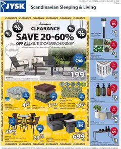 Preview of JYSK weekly flyer from shop JYSK valid from Jul 30, 2026