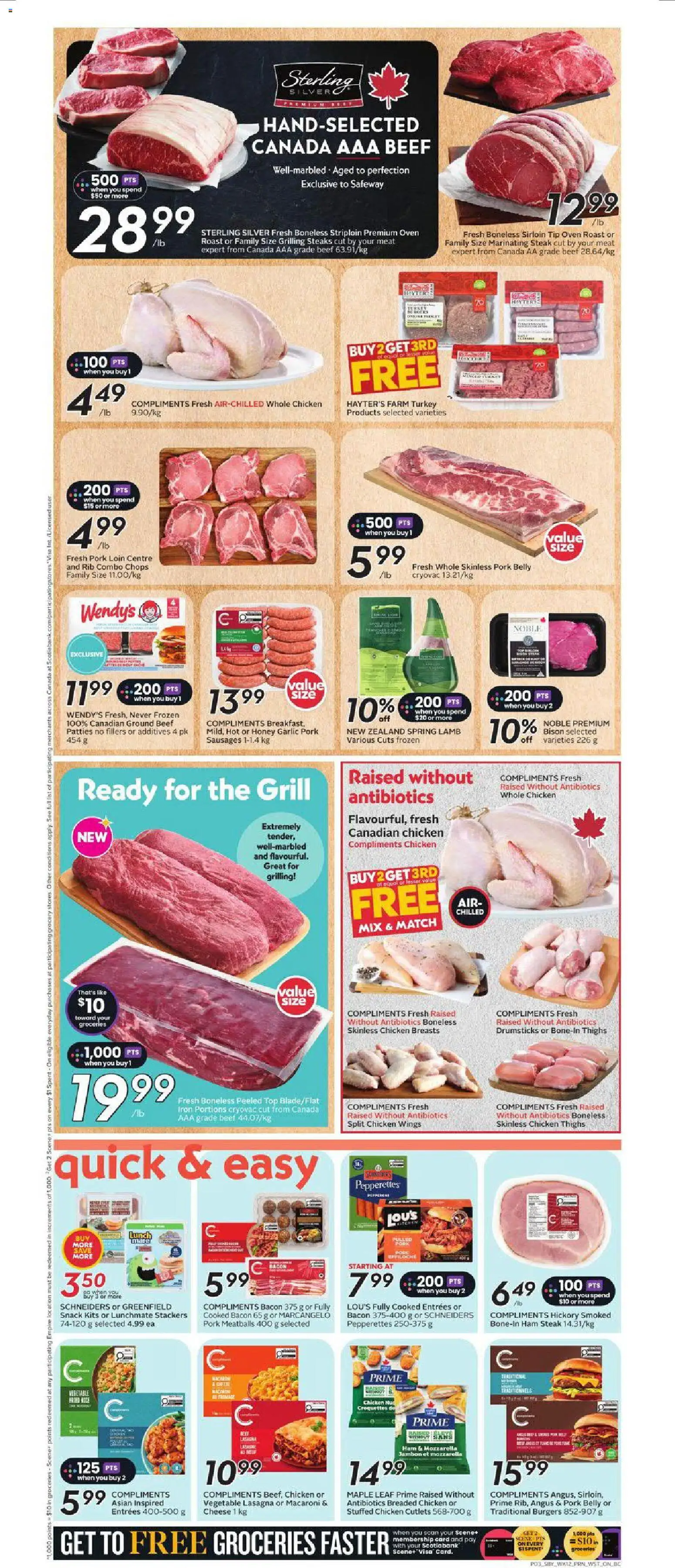 Safeway flyer valid from Jul 16, 2026 | Page: 6 | Products: Turkey, Roast, Honey, Ham