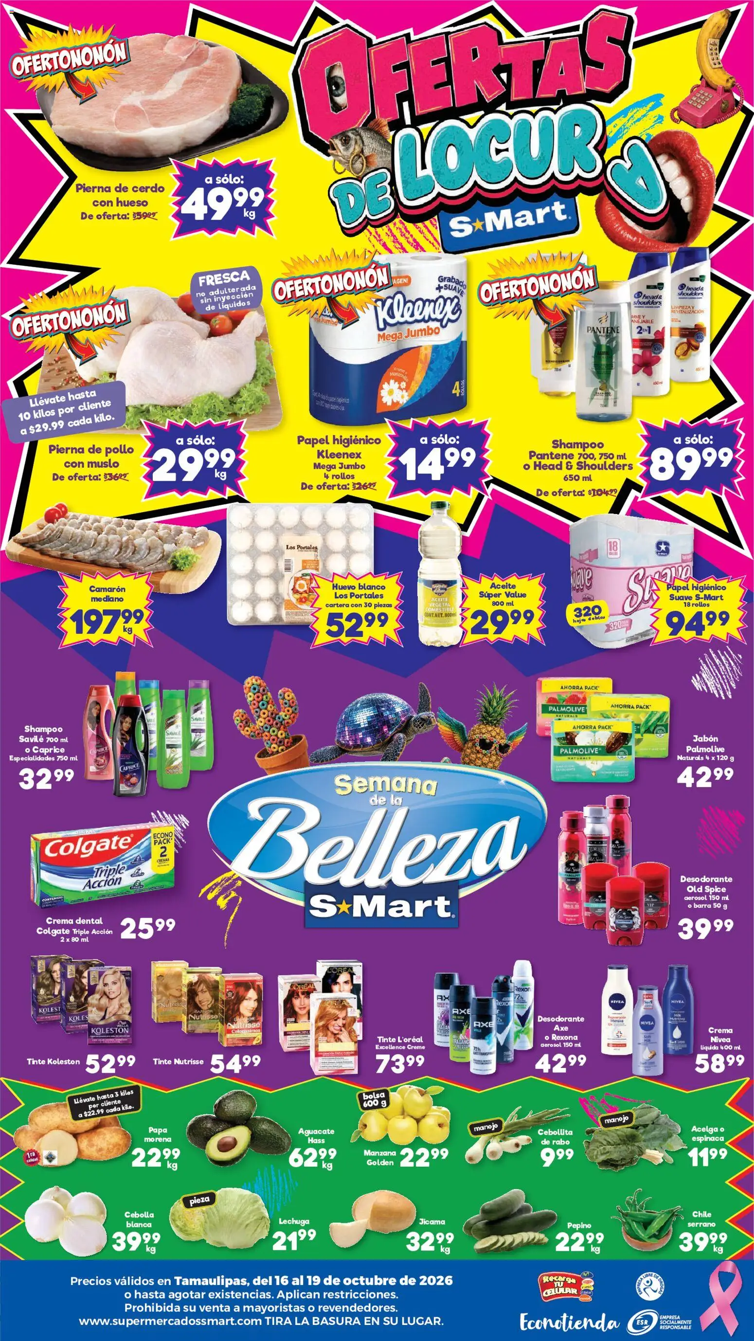Nuevas ofertas de S-Mart válidas en toda la República Mexicana desde el 16/10/2026. ¡Encuentra las mejores ofertas en S-Mart folleto Matamoros! | Página: 4