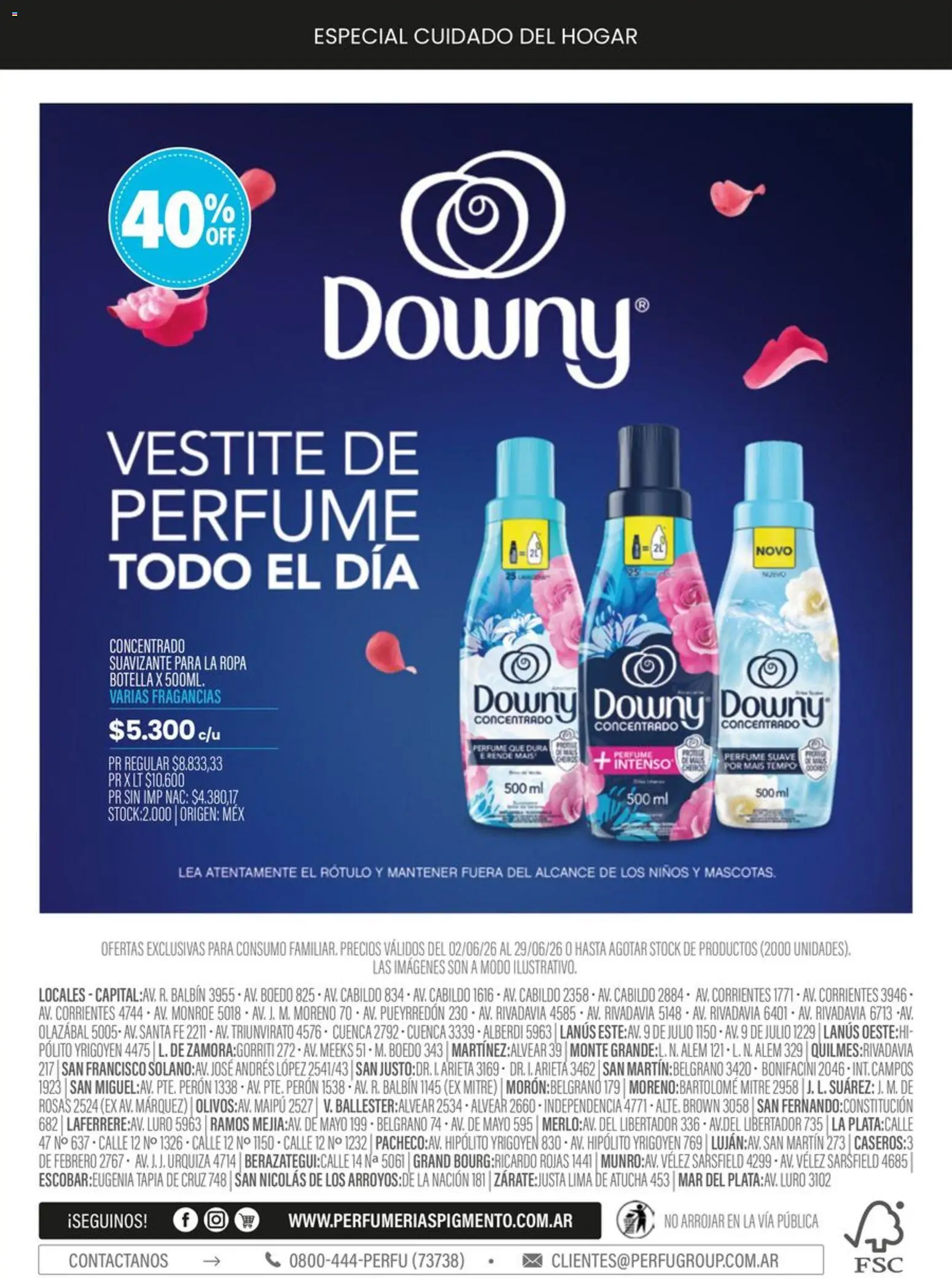 Pigmento - Golazo de ofertas │ válido desde el 02.06.2026 | Página: 24 | Productos: Botella, Lima, Ropa, Suavizante