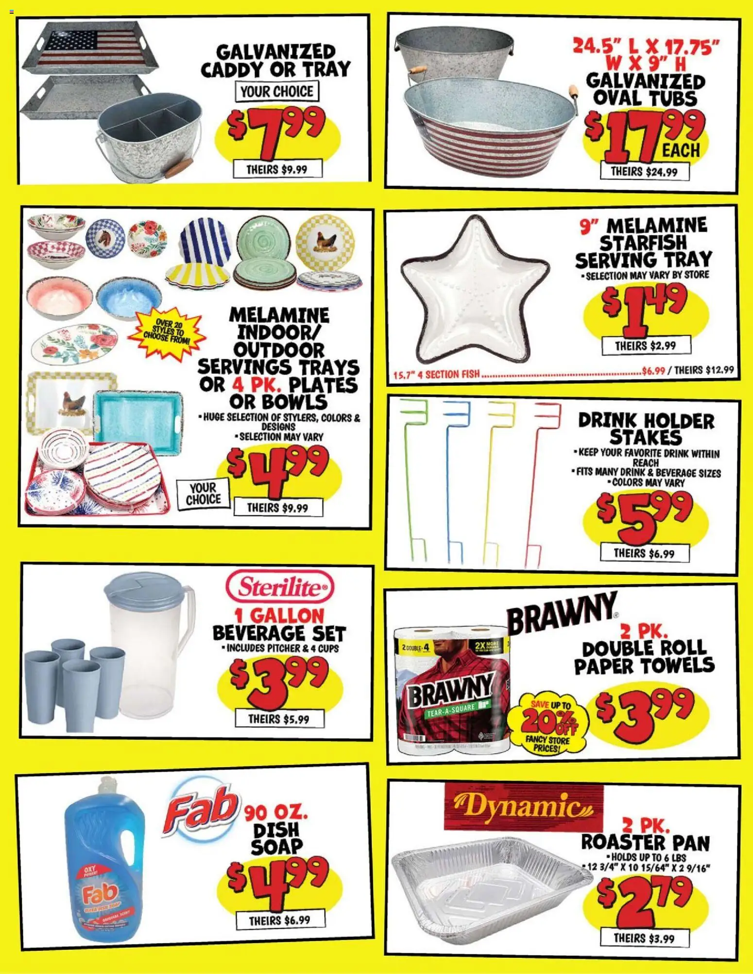 Ollie's Weekly Ad - valid from 07/06/2026 | Page: 6 | Products: Pan, Soap, Fish